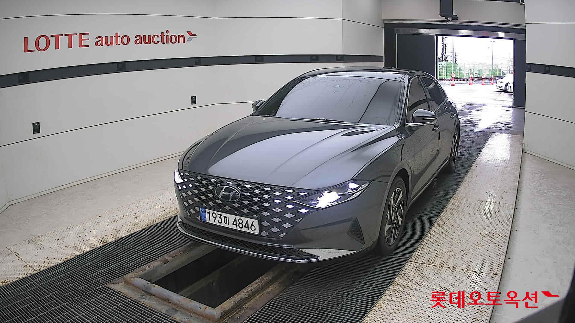 Hyundai Grandeur Hybrid 2022 Nocturne Grey Metallic из Кореи