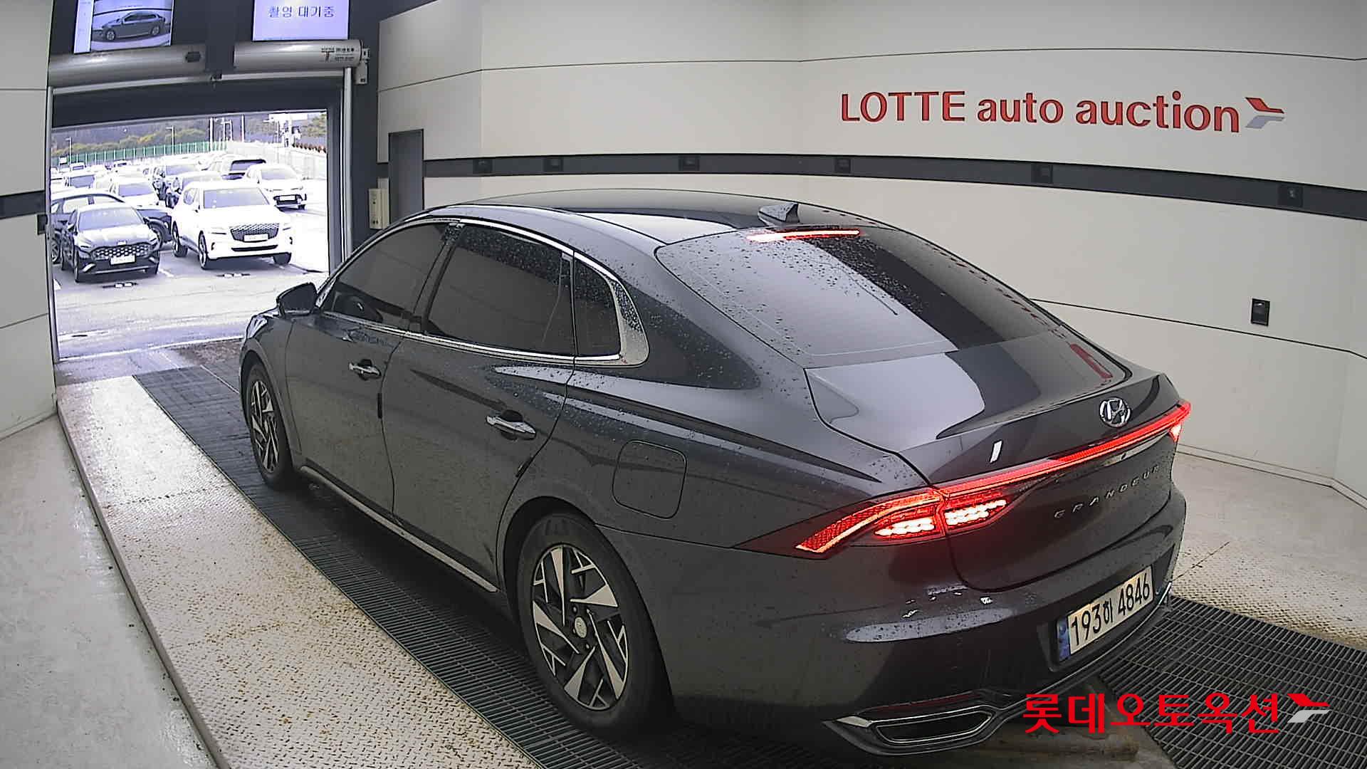 Hyundai Grandeur Hybrid 2022 Nocturne Grey Metallic из Кореи, фото 6