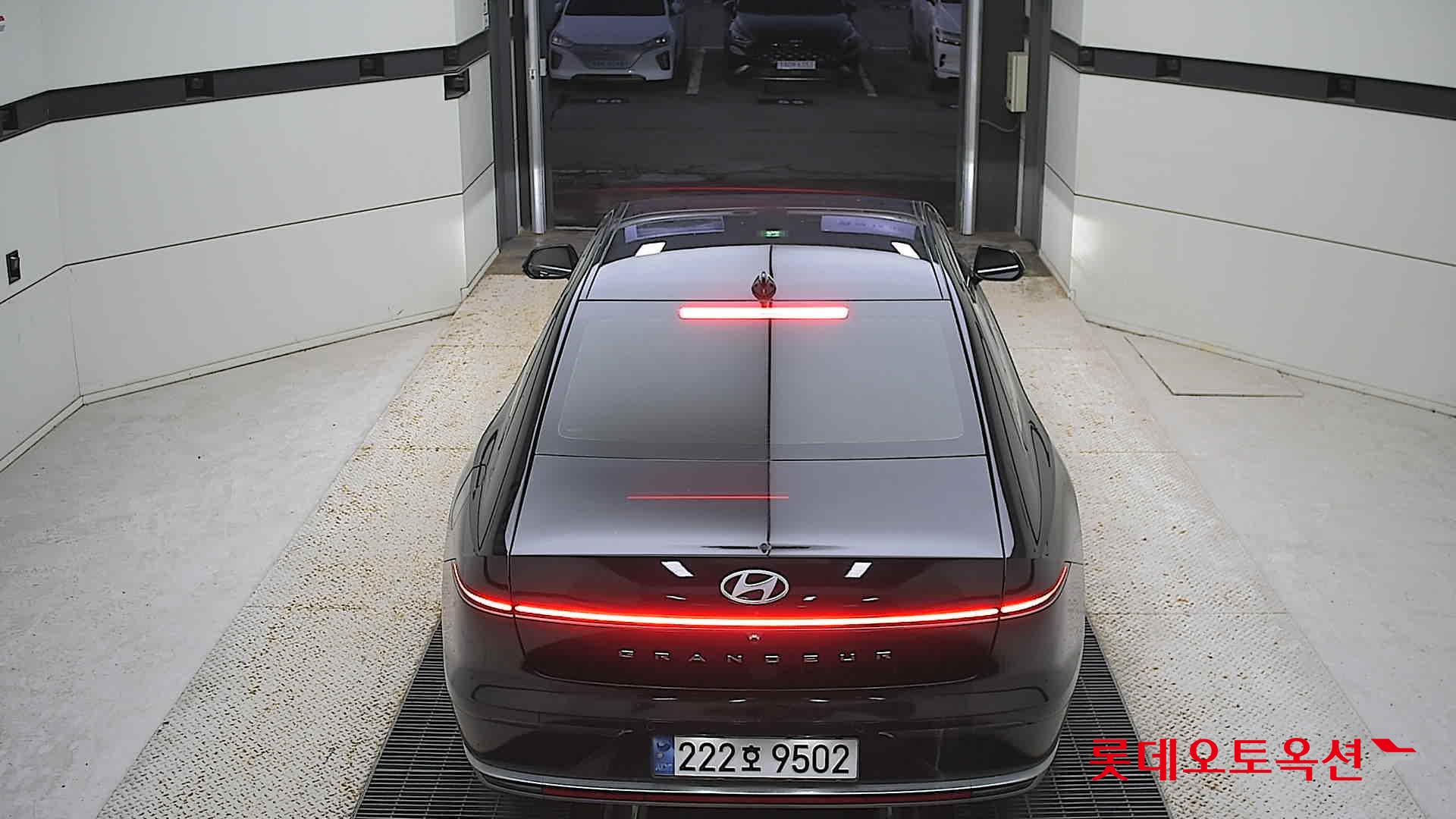 Hyundai Grandeur Hybrid 2024 Abyss Black Pearl из Кореи, фото 5