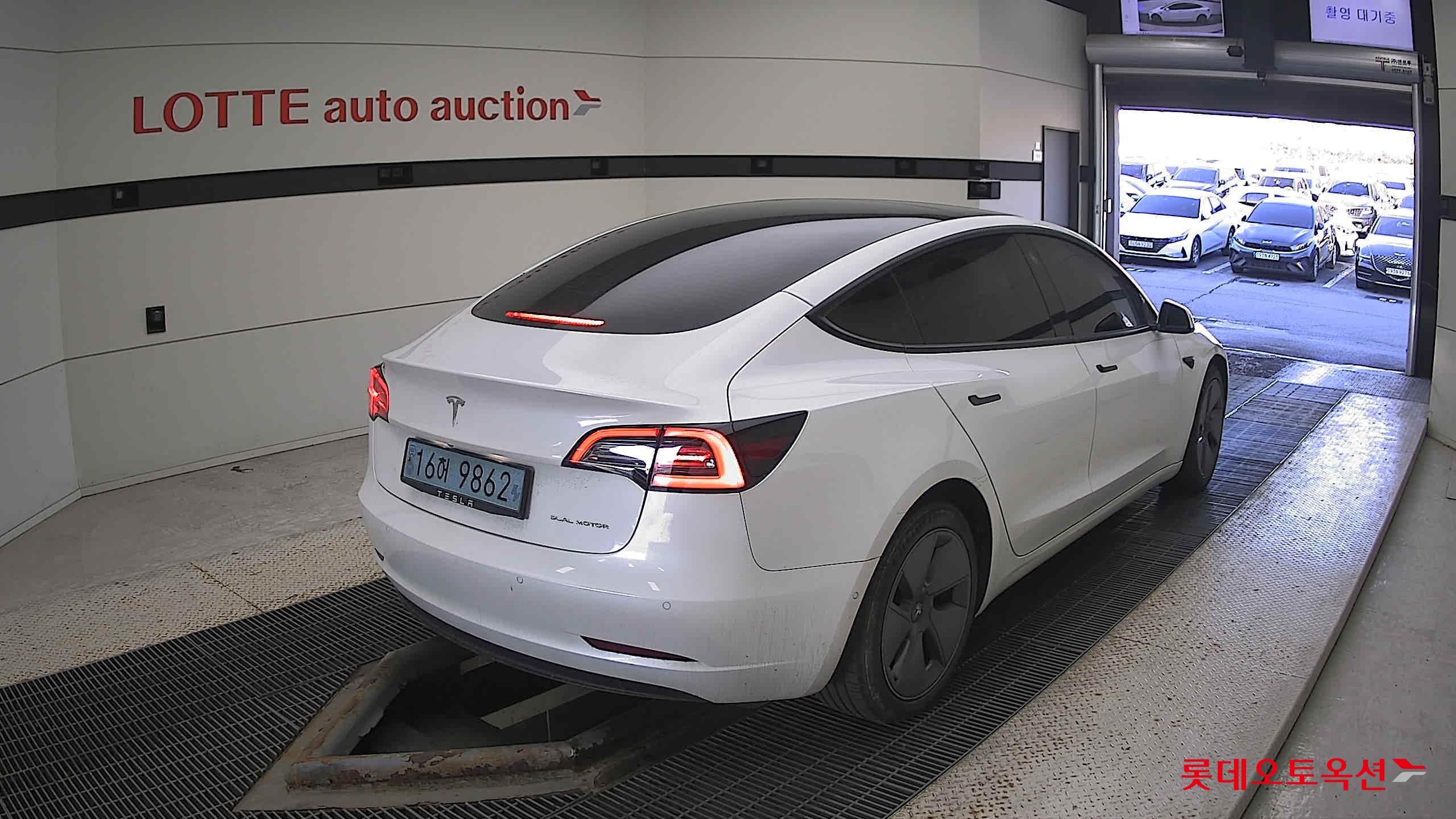 Tesla Model 3 Long Range 2021 Pearl White Multi-coat из Кореи, фото 4