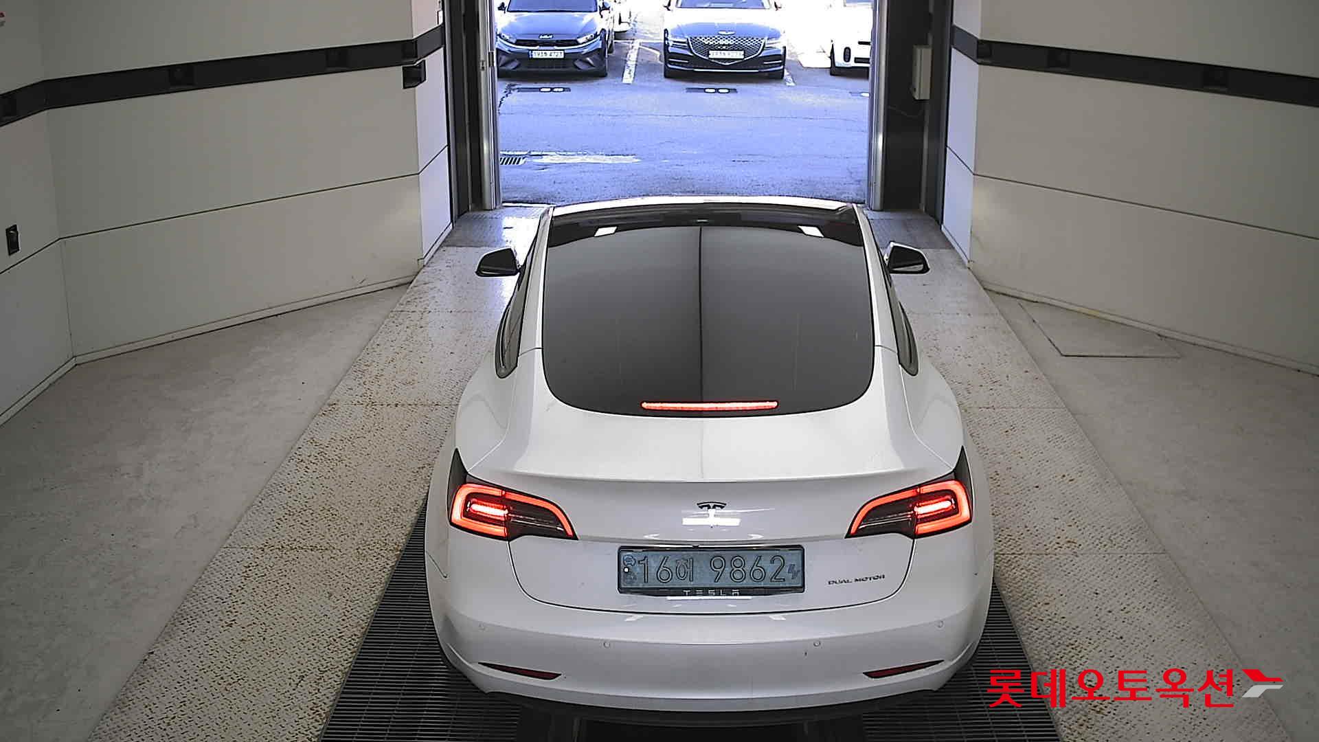 Tesla Model 3 Long Range 2021 Pearl White Multi-coat из Кореи, фото 5