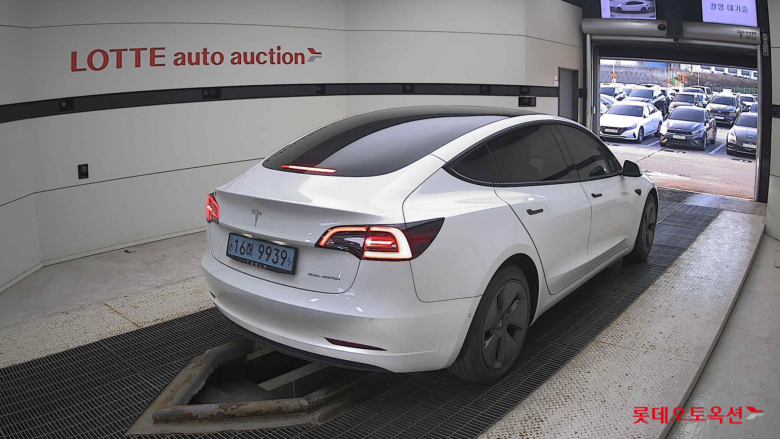 Tesla Model 3 Long Range 2021 Pearl White Multi-coat из Кореи, фото 4