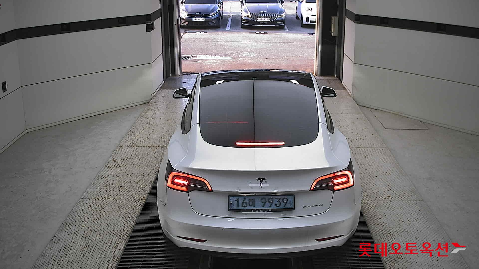Tesla Model 3 Long Range 2021 Pearl White Multi-coat из Кореи, фото 5