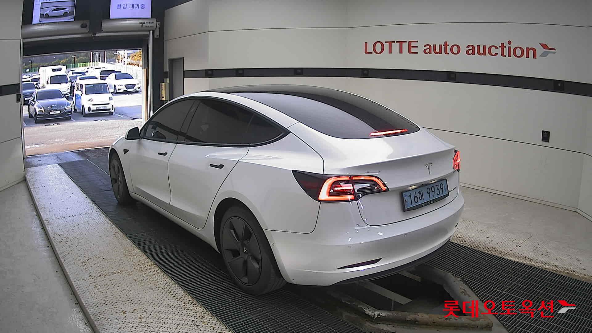 Tesla Model 3 Long Range 2021 Pearl White Multi-coat из Кореи, фото 6