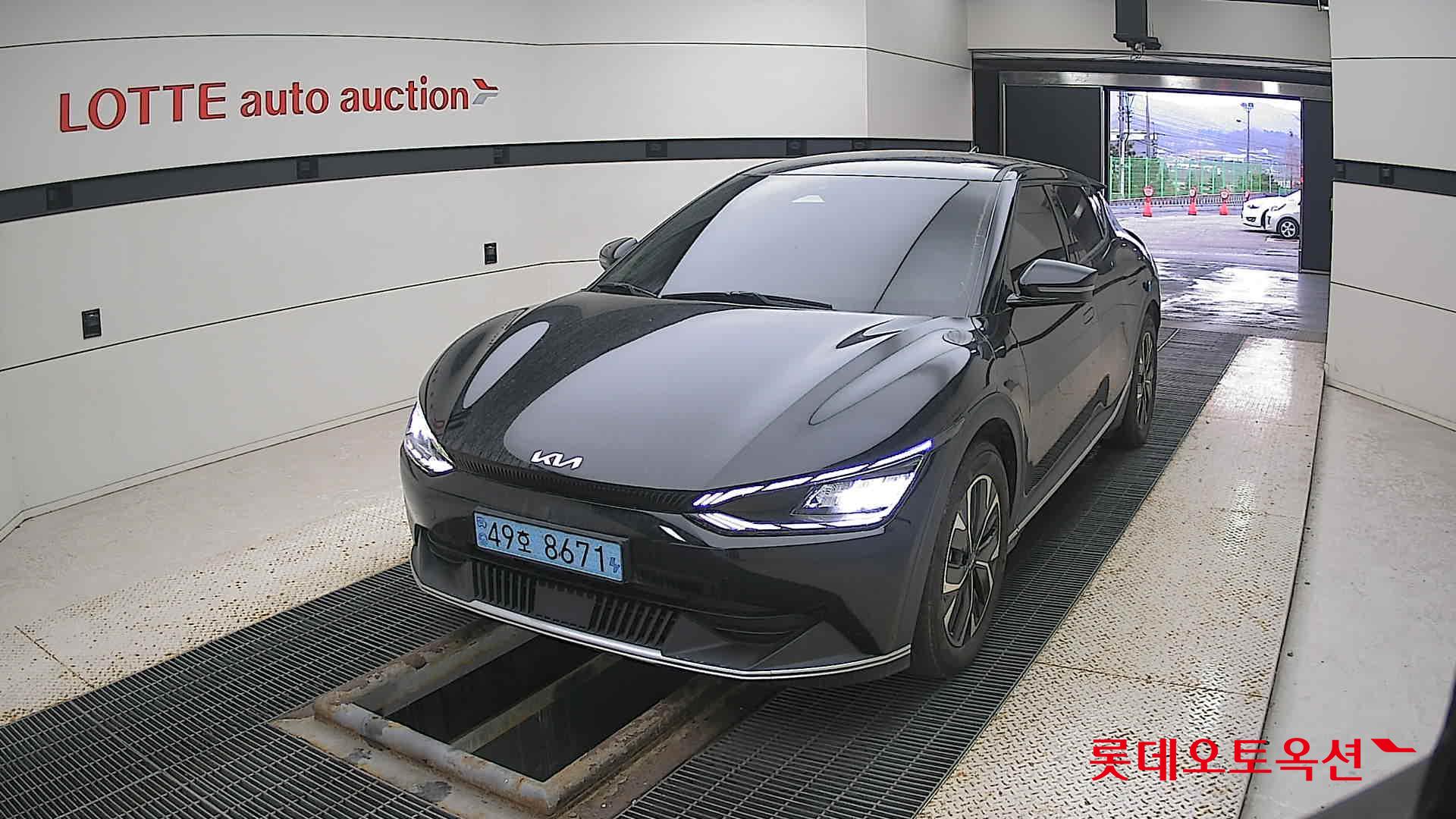 Kia EV6 2022 Aurora Black Pearl из Кореи
