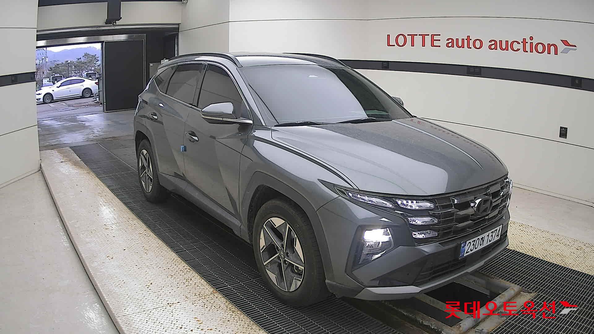 Hyundai Tucson Hybrid 2024 Amazon Grey Metallic из Кореи, фото 2