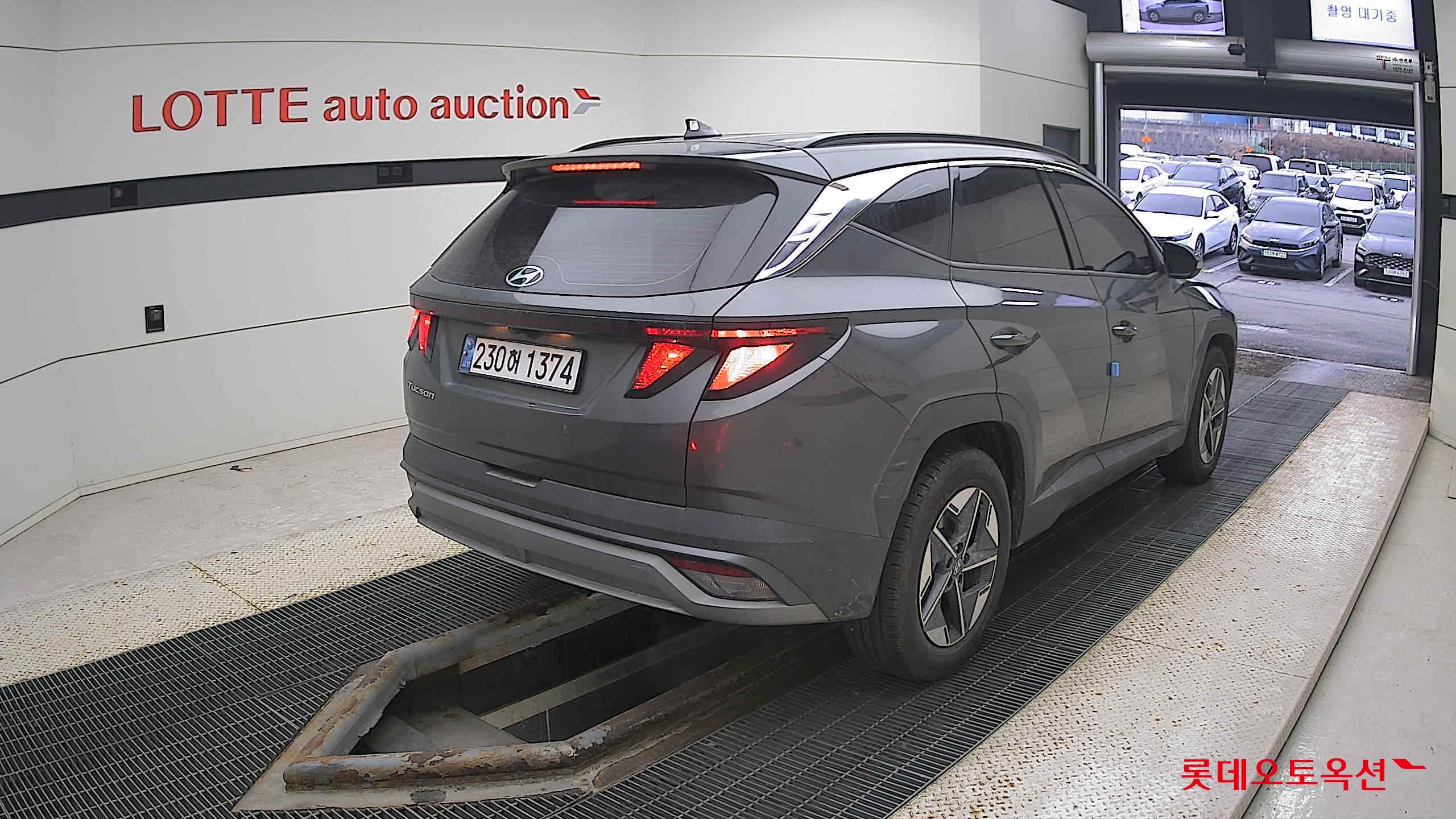 Hyundai Tucson Hybrid 2024 Amazon Grey Metallic из Кореи, фото 4
