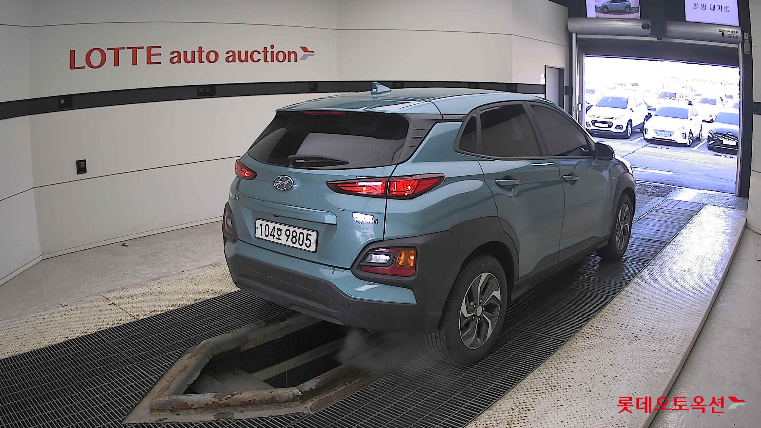 Hyundai Kona Hybrid 2020 Ceramic Blue из Кореи, фото 4