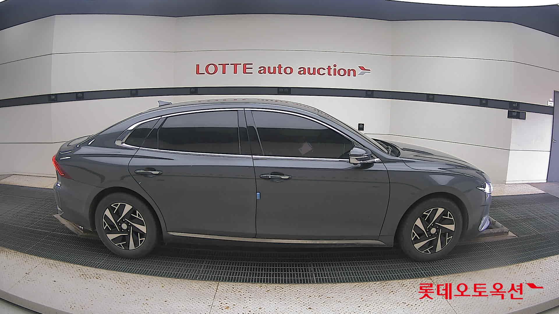 Hyundai Grandeur Hybrid 2022 Nocturne Grey Metallic из Кореи, фото 3