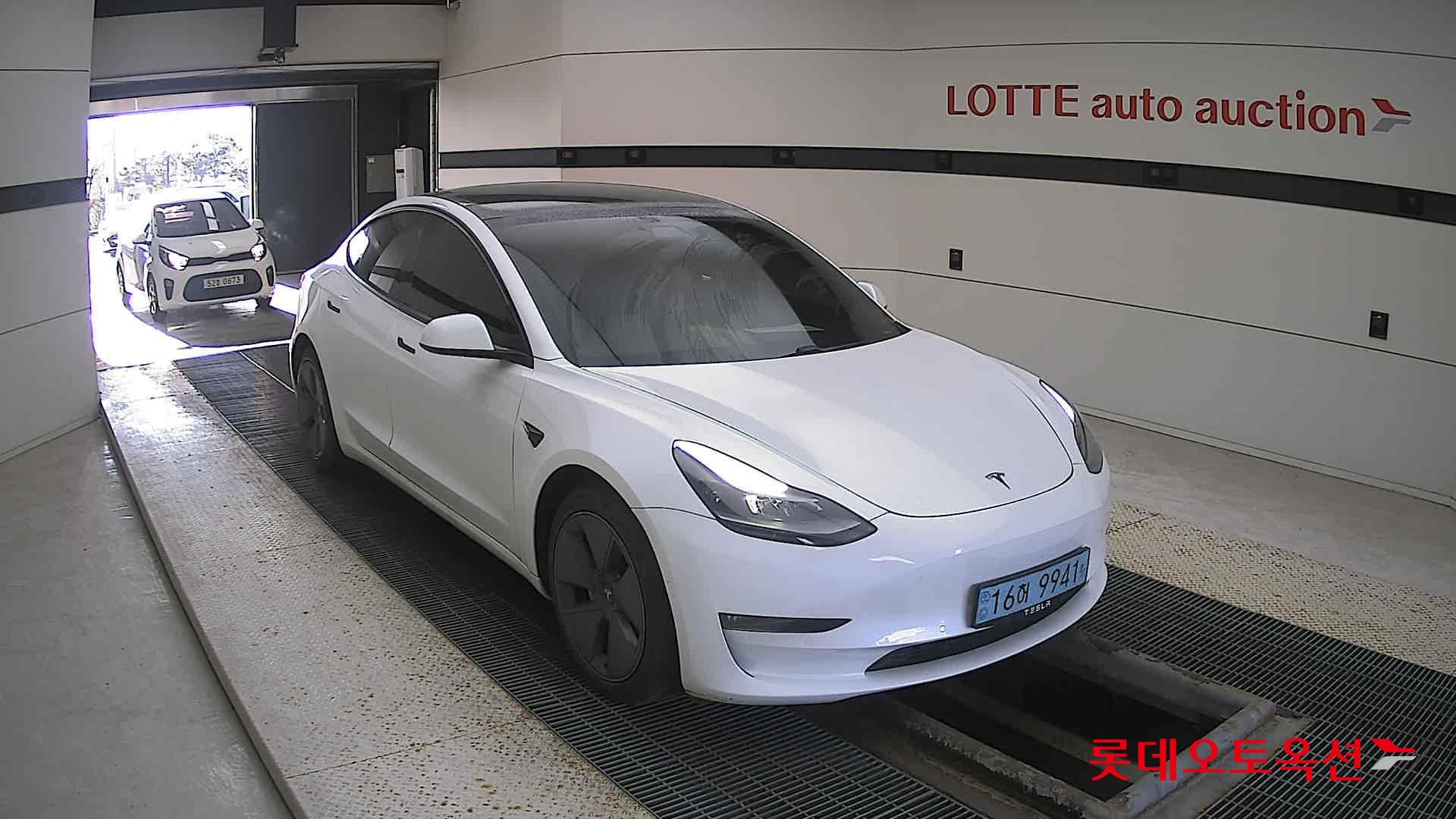 Tesla Model 3 Long Range 2021 Pearl White Multi-coat из Кореи, фото 2