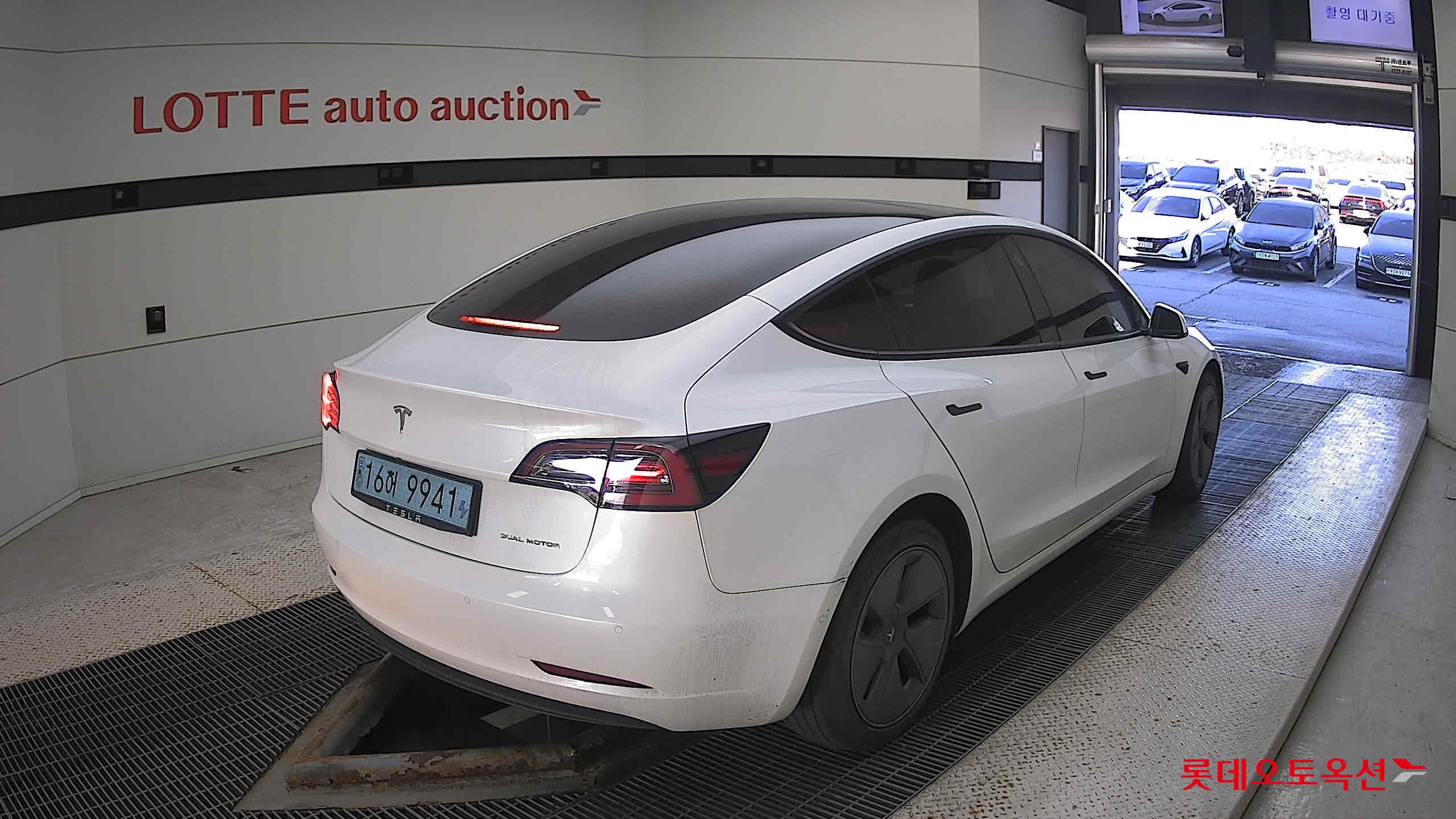 Tesla Model 3 Long Range 2021 Pearl White Multi-coat из Кореи, фото 4