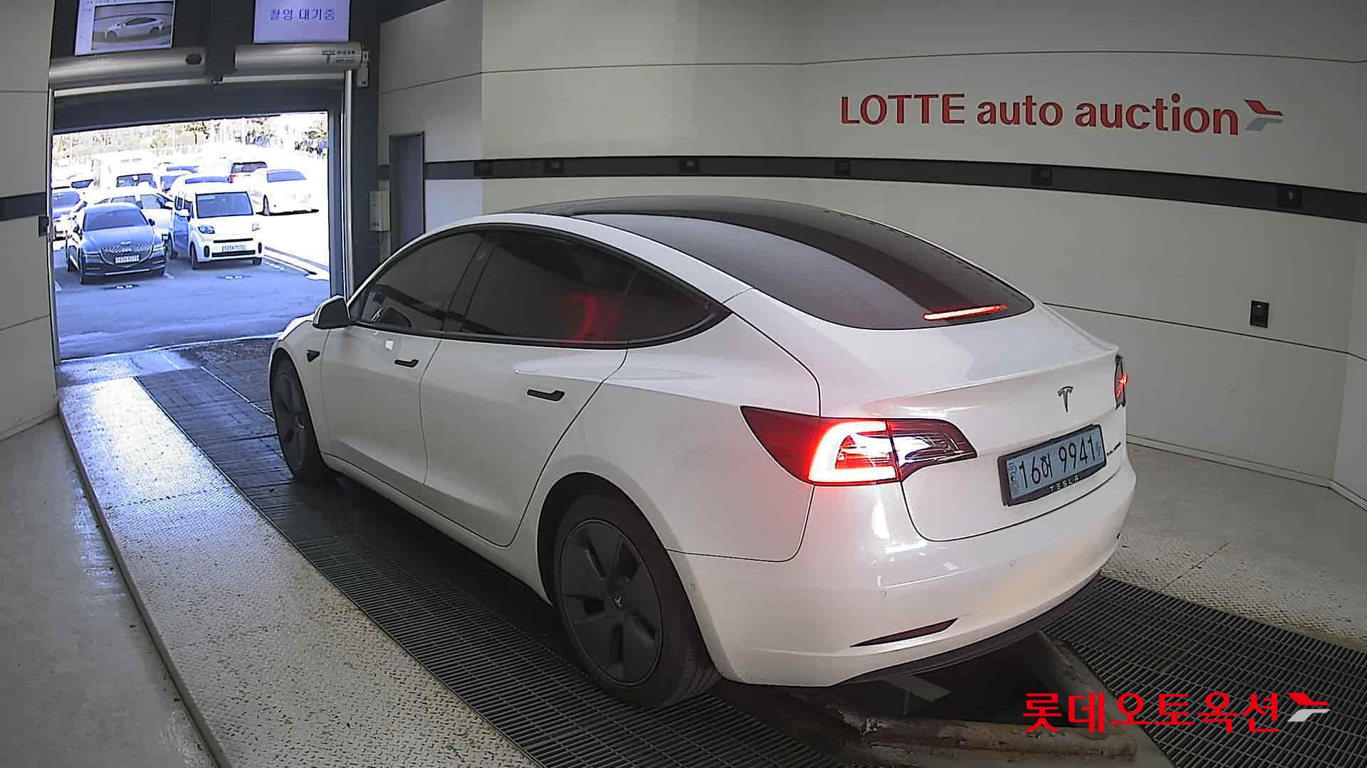 Tesla Model 3 Long Range 2021 Pearl White Multi-coat из Кореи, фото 6