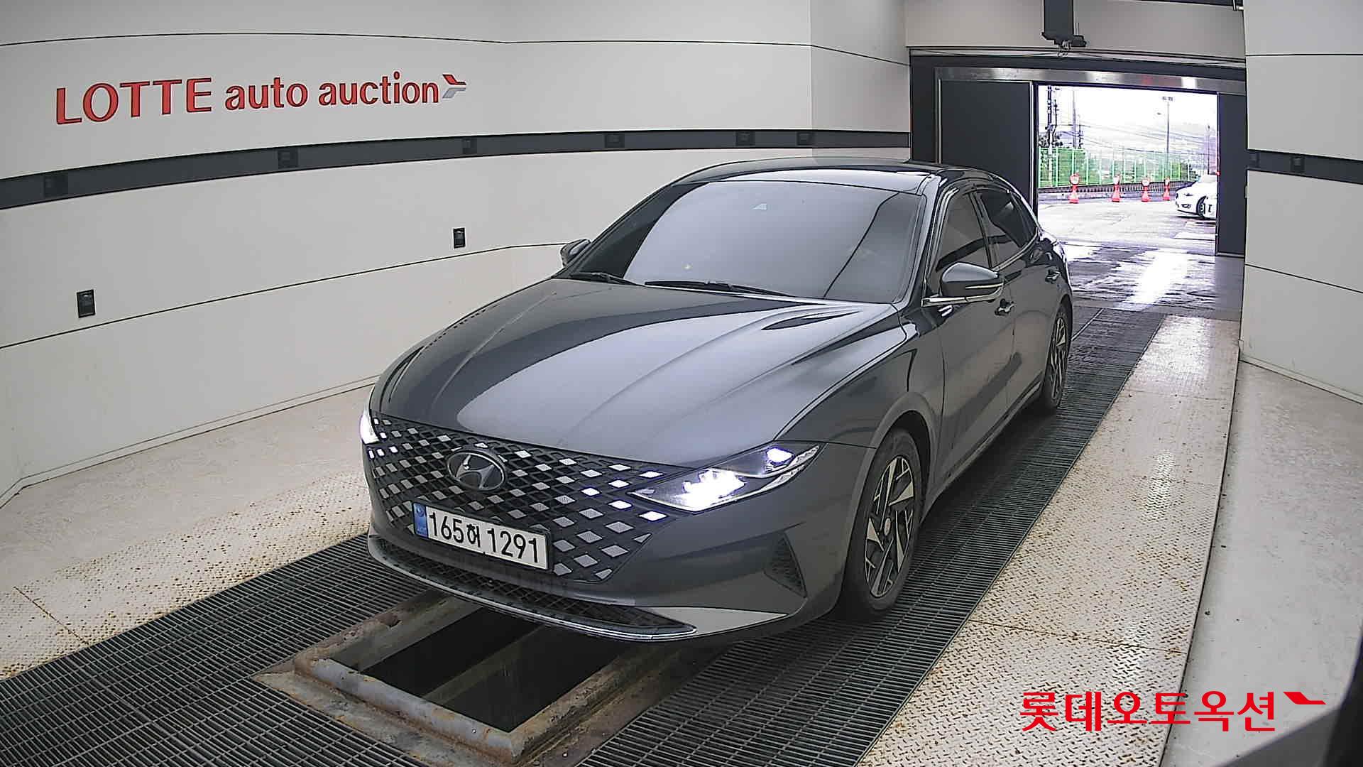 Hyundai Grandeur Hybrid 2022 Nocturne Grey Metallic из Кореи