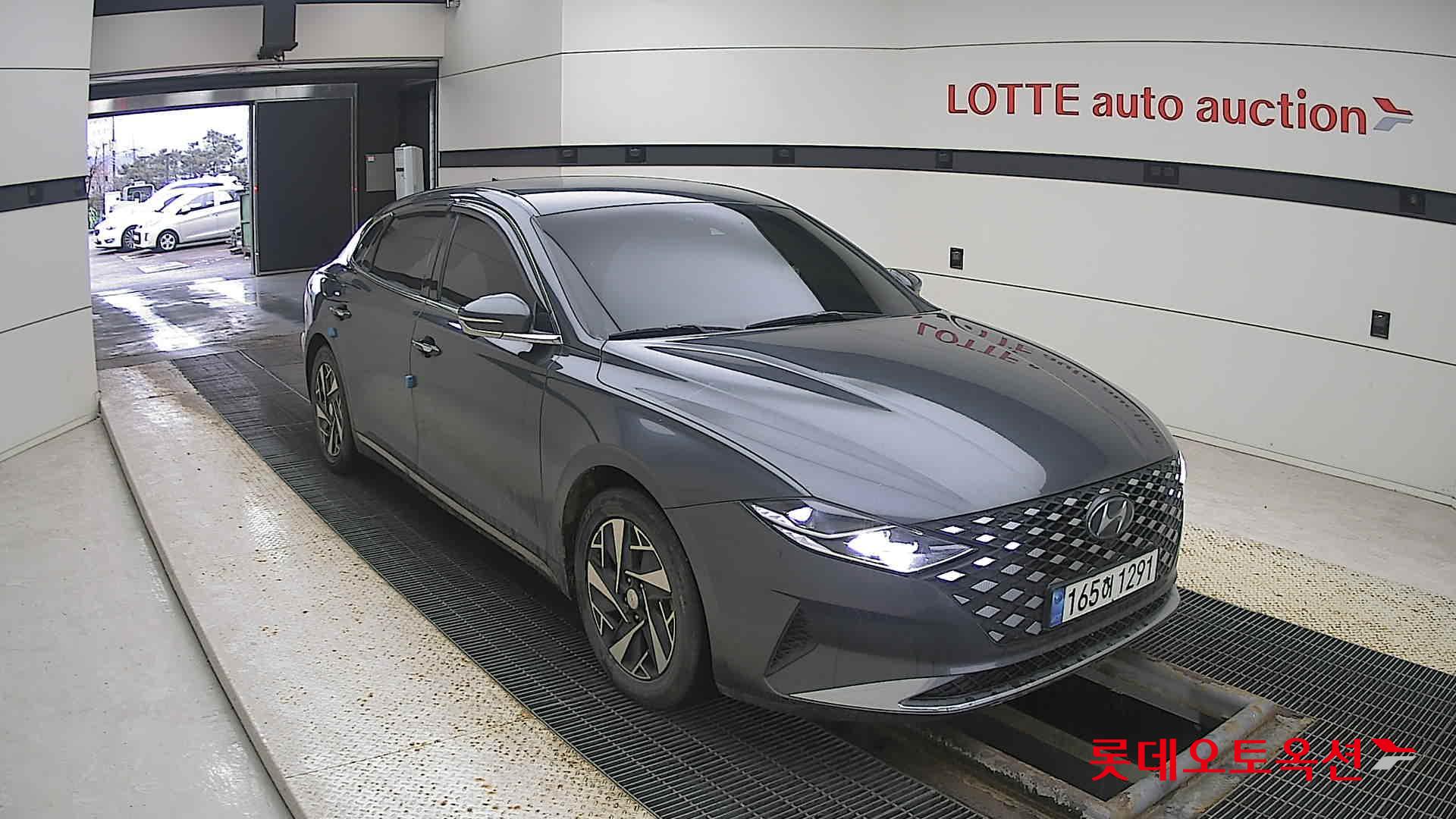 Hyundai Grandeur Hybrid 2022 Nocturne Grey Metallic из Кореи, фото 2