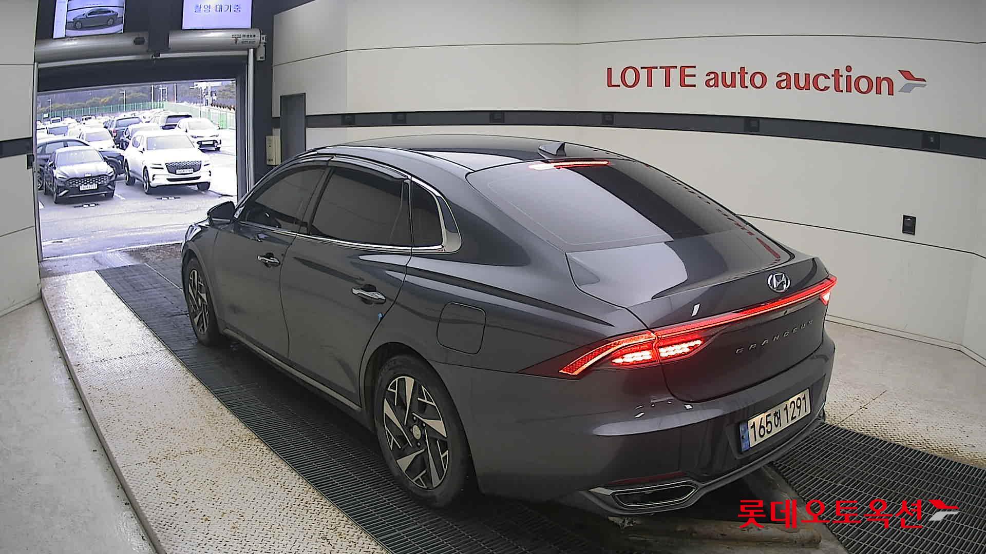 Hyundai Grandeur Hybrid 2022 Nocturne Grey Metallic из Кореи, фото 6