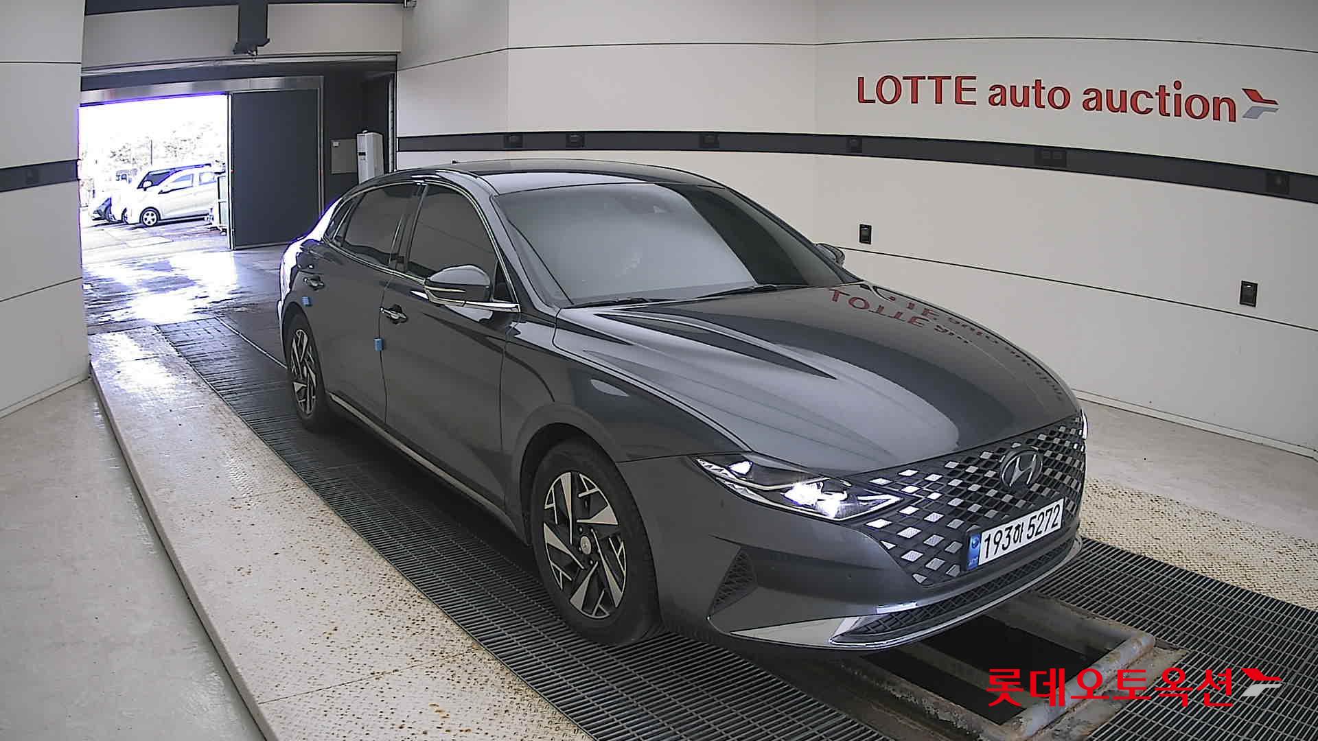 Hyundai Grandeur Hybrid 2022 Nocturne Grey Metallic из Кореи, фото 2