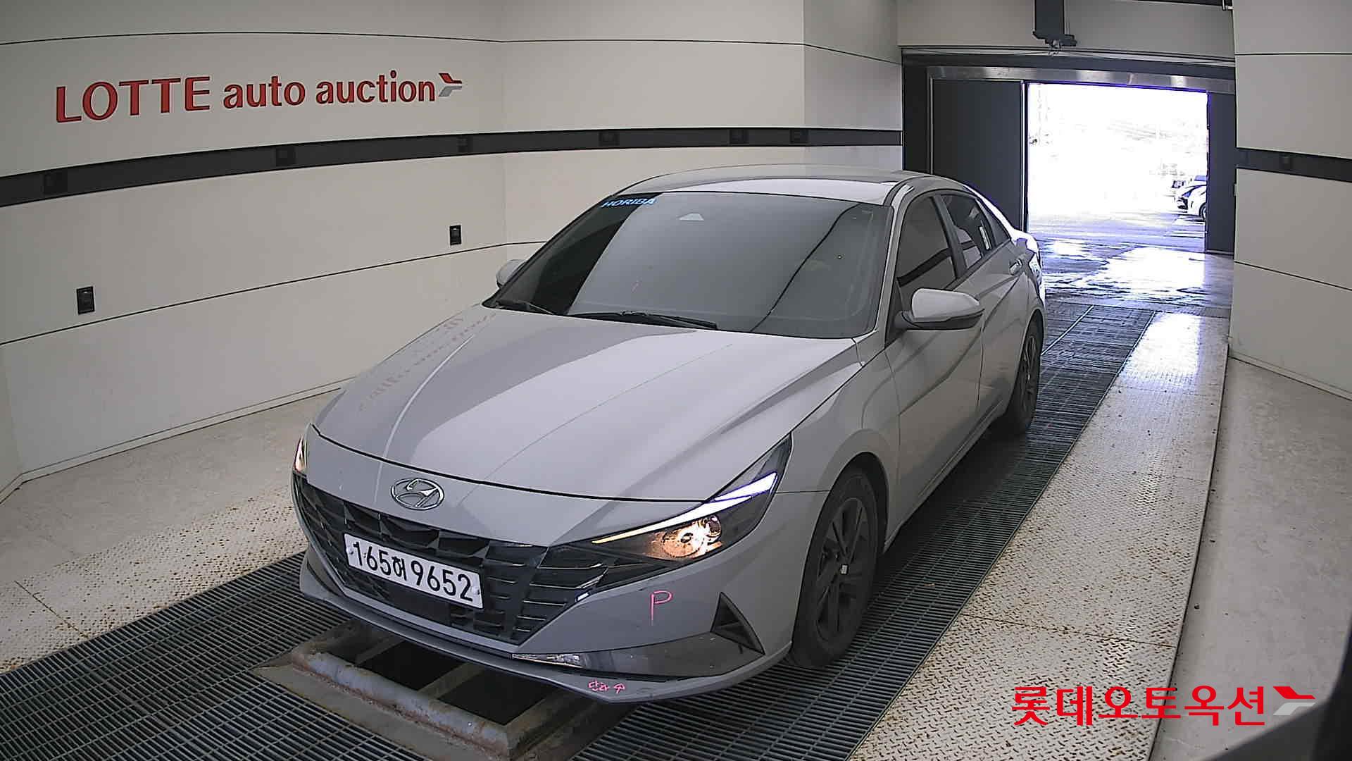 Hyundai Avante Hybrid 2022 Cyber Grey Metallic из Кореи