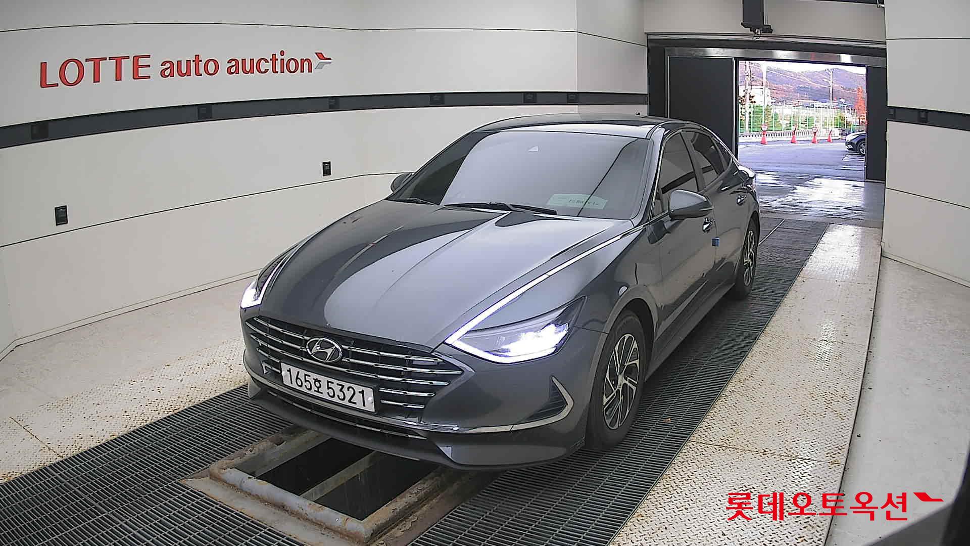 Hyundai Sonata Hybrid 2022 Nocturne Grey Metallic из Кореи