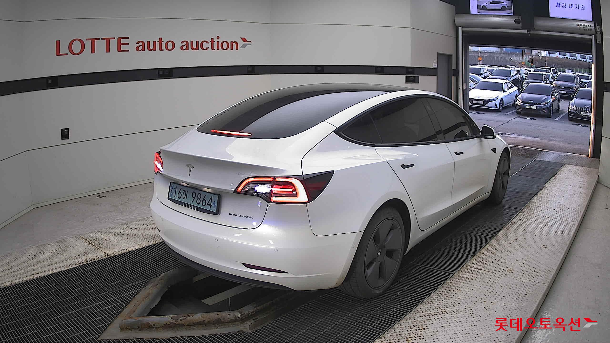 Tesla Model 3 Long Range 2021 Pearl White Multi-coat из Кореи, фото 4