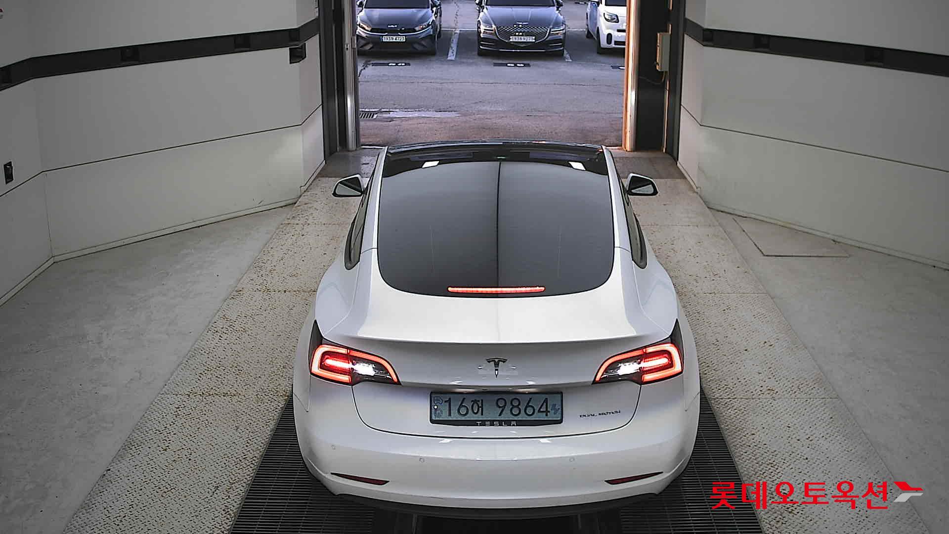 Tesla Model 3 Long Range 2021 Pearl White Multi-coat из Кореи, фото 5