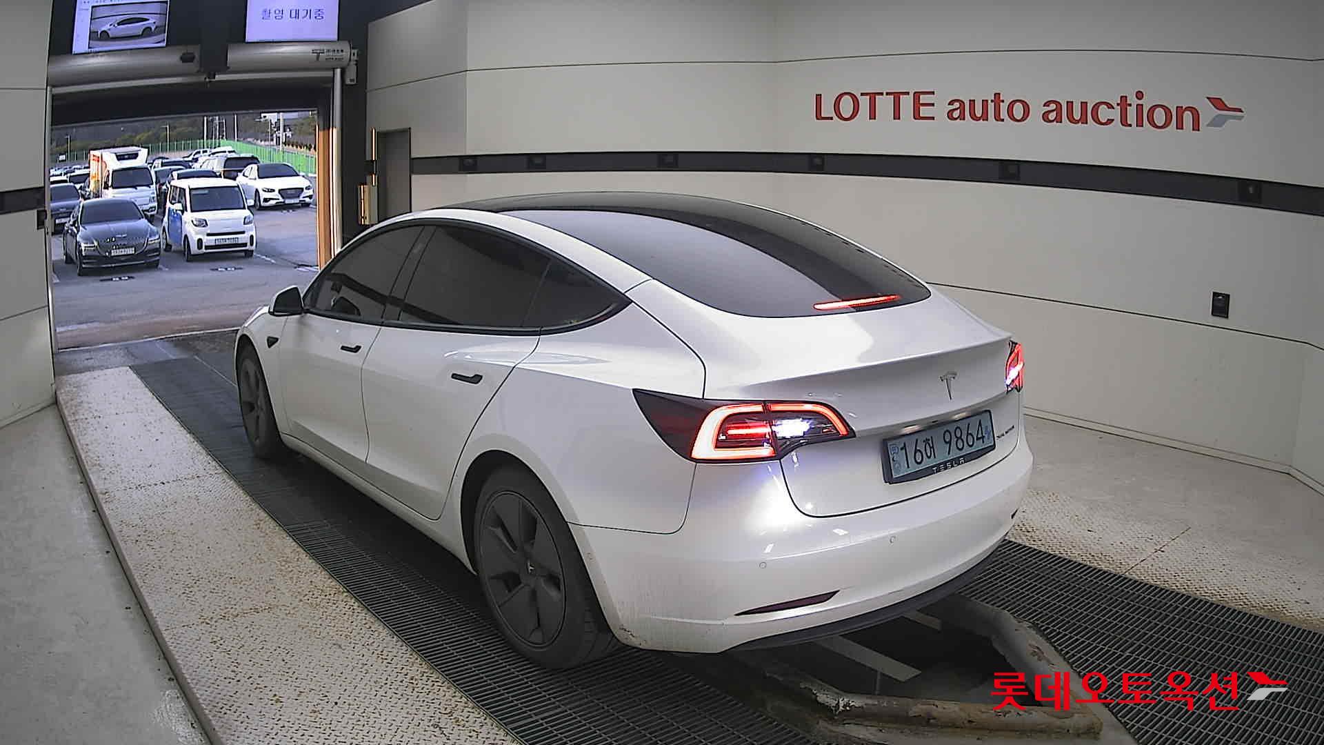 Tesla Model 3 Long Range 2021 Pearl White Multi-coat из Кореи, фото 6