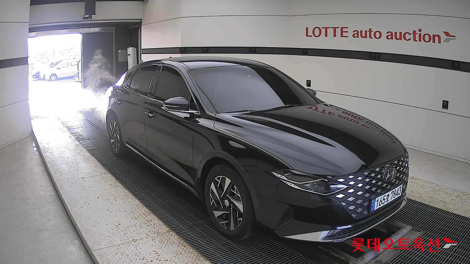 Hyundai Grandeur Hybrid 2022 Midnight Black Pearl из Кореи, фото 2