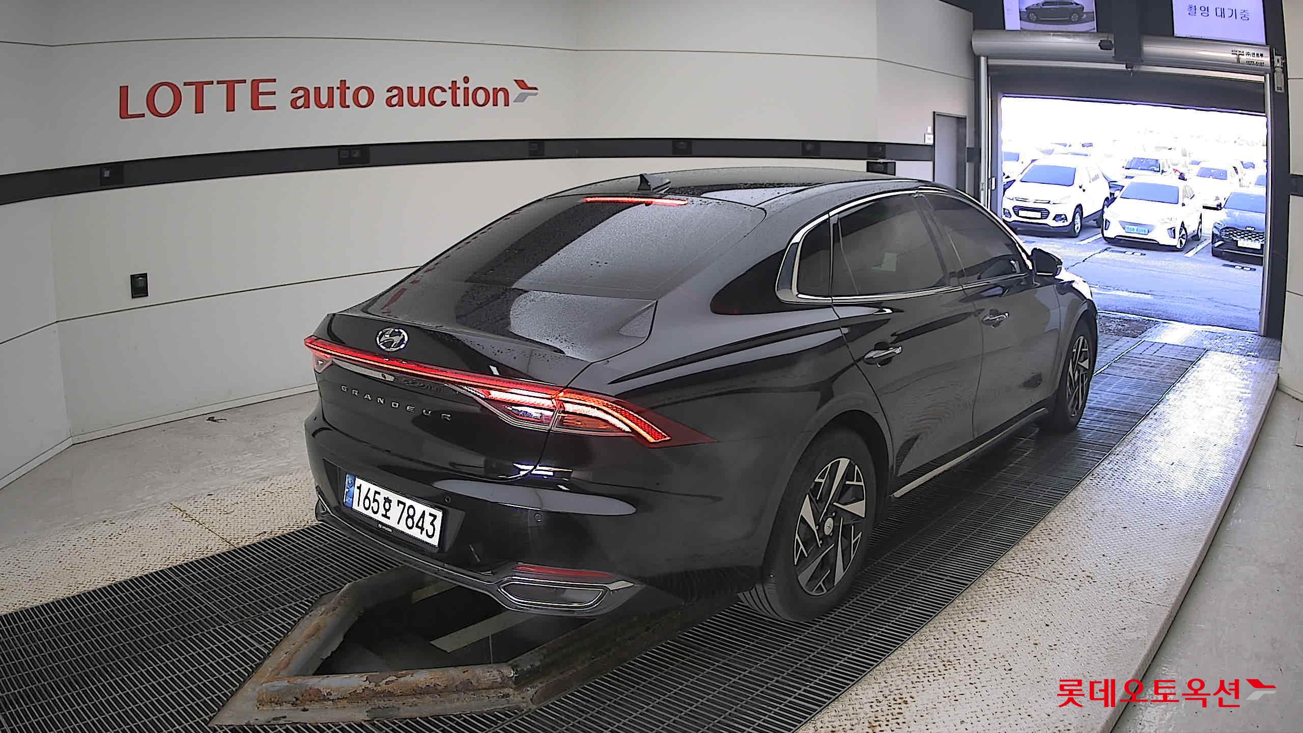 Hyundai Grandeur Hybrid 2022 Midnight Black Pearl из Кореи, фото 4