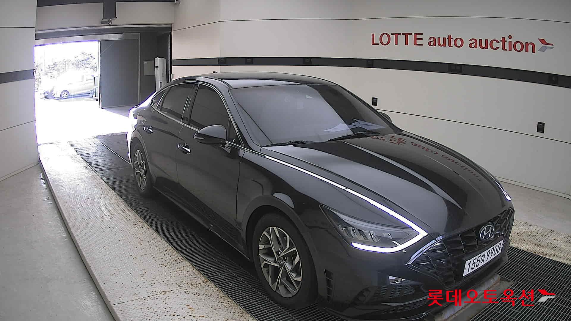 Hyundai Sonata 2022 Midnight Black Pearl из Кореи, фото 2