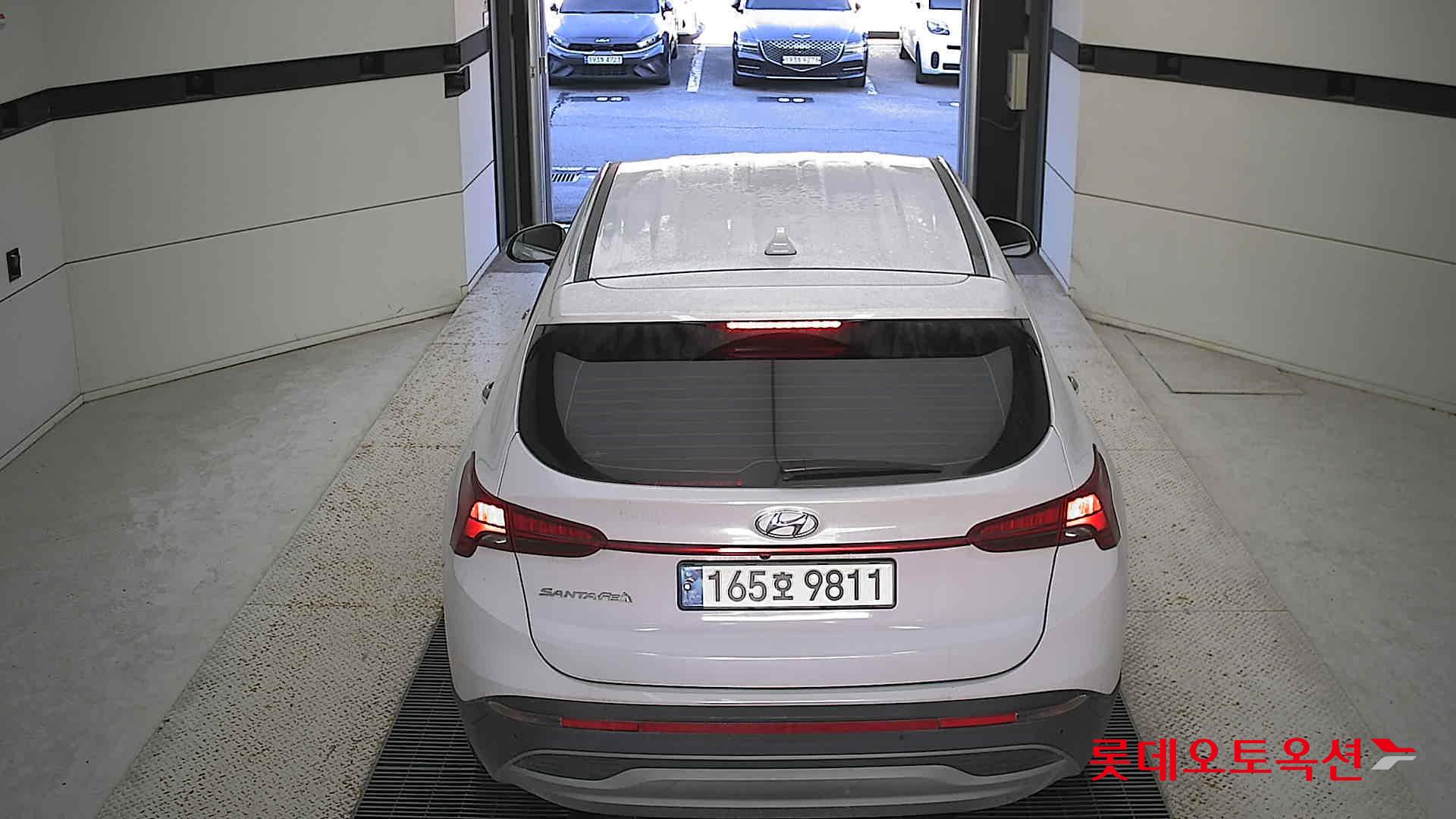 Hyundai Santa Fe 2022 Glassier White Metallic из Кореи, фото 5