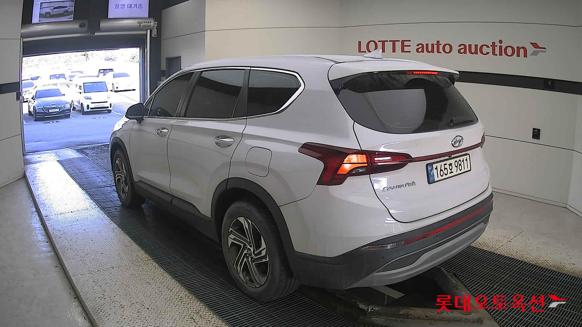 Hyundai Santa Fe 2022 Glassier White Metallic из Кореи, фото 6