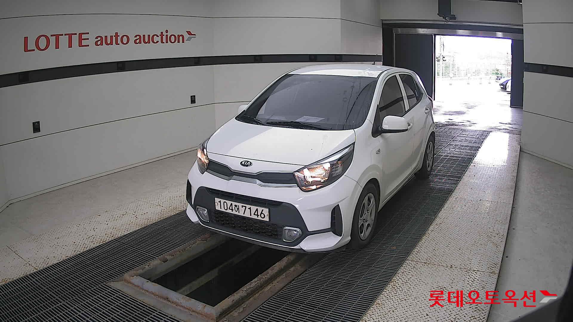 Kia Morning 2021 Clear White из Кореи