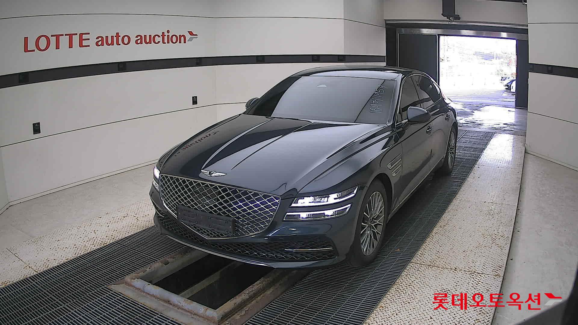 Hyundai G80 2022 Tasman Blue из Кореи