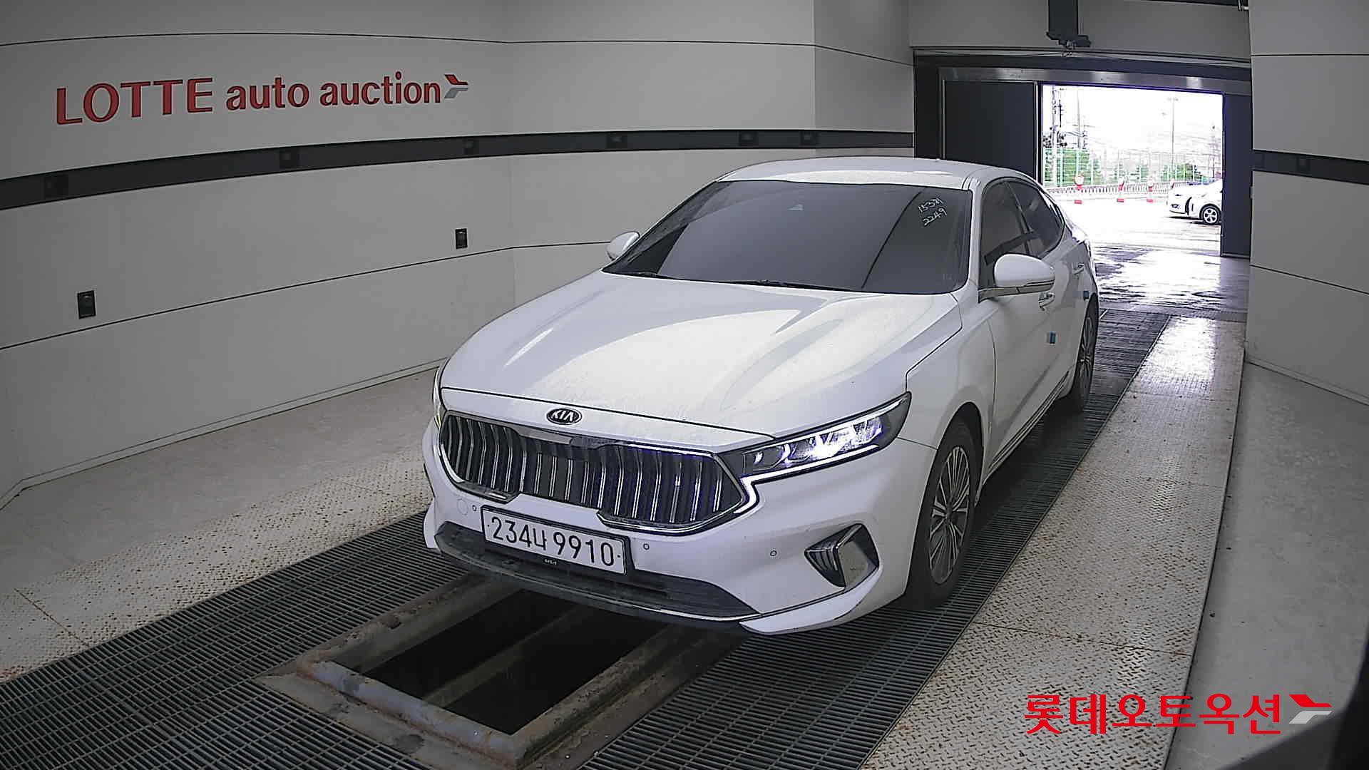 Kia K7 Hybrid 2020 Белый из Кореи