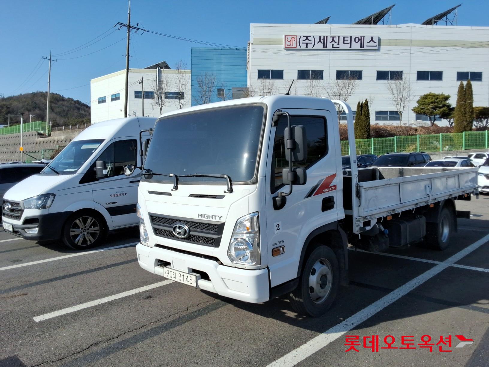 Hyundai Mighty 2022 Белый из Кореи