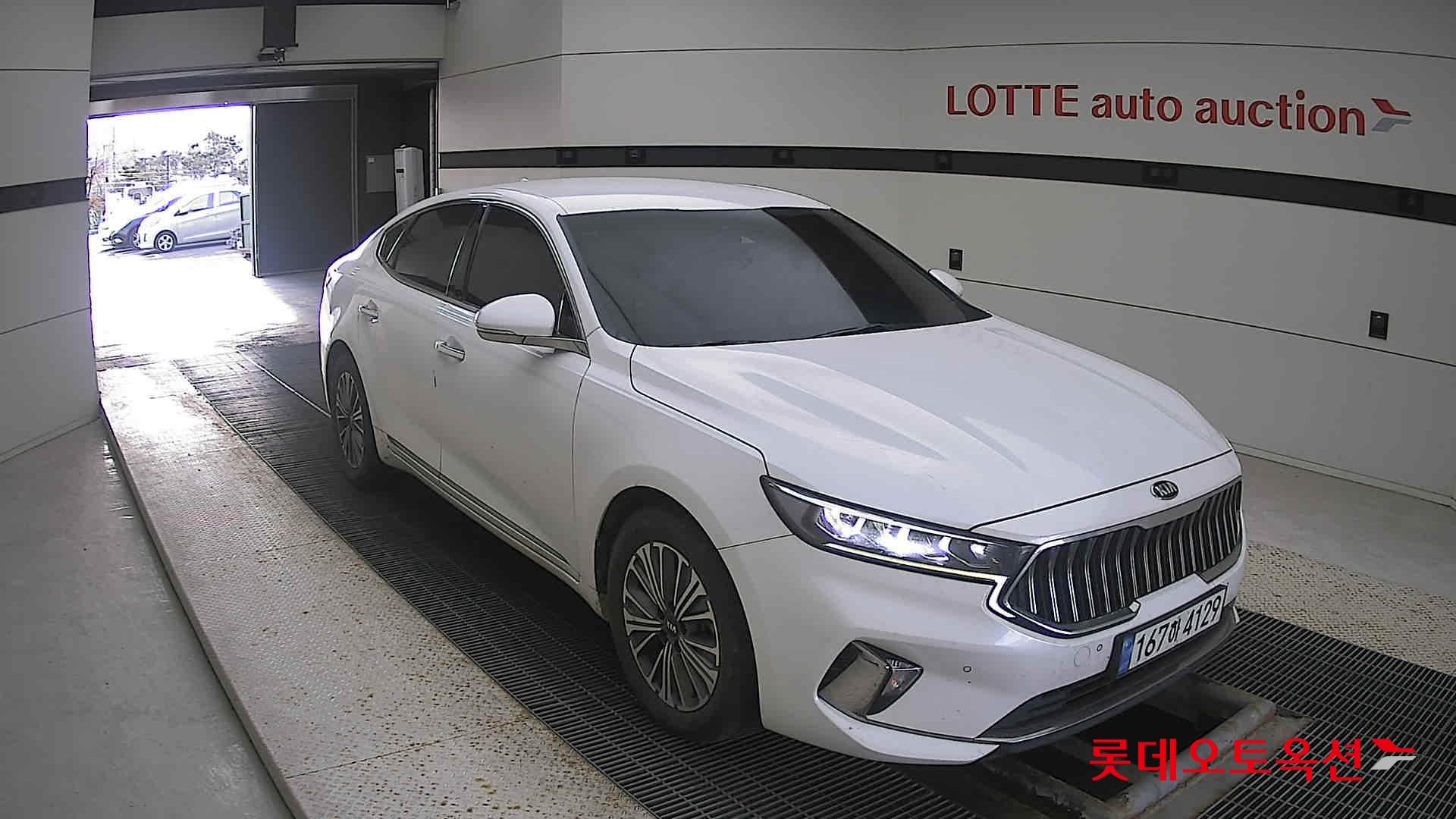 Kia K7 Hybrid 2021 Белый из Кореи, фото 2