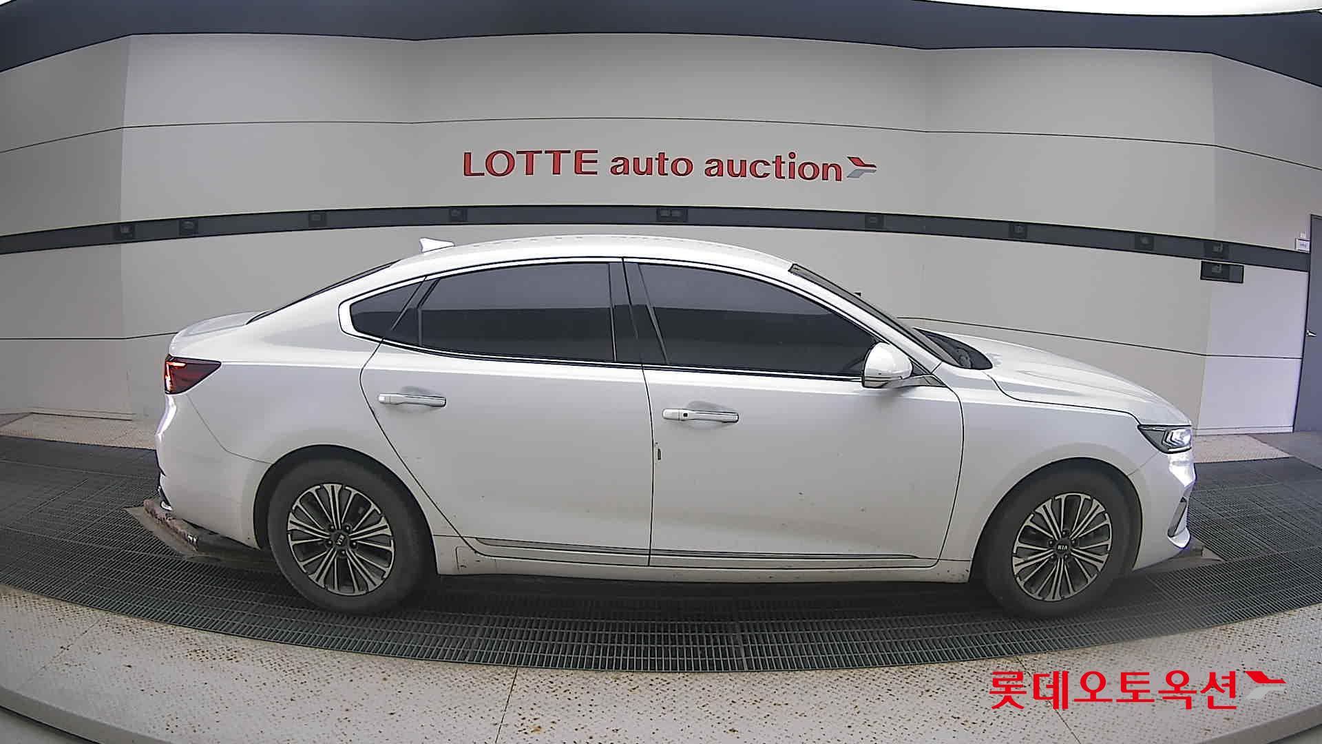 Kia K7 Hybrid 2021 Белый из Кореи, фото 3