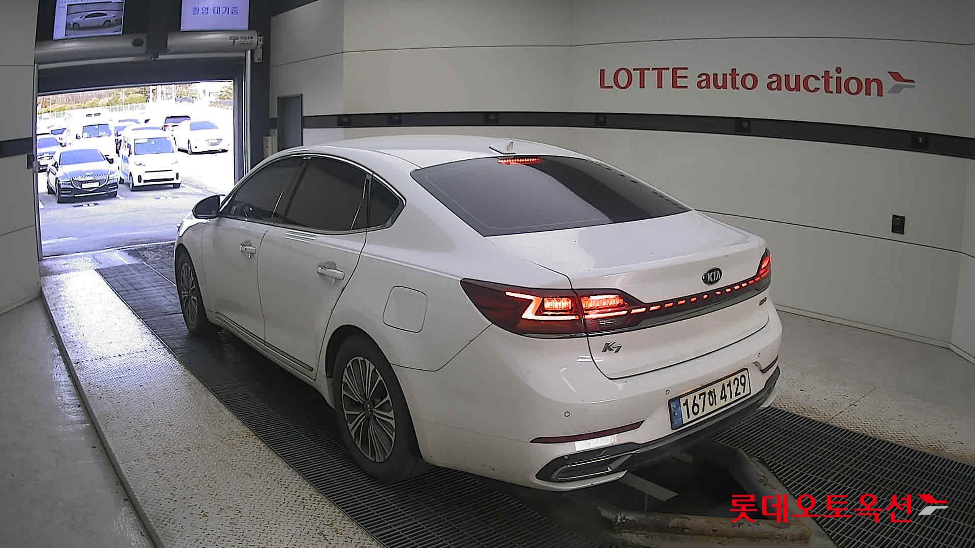 Kia K7 Hybrid 2021 Белый из Кореи, фото 6