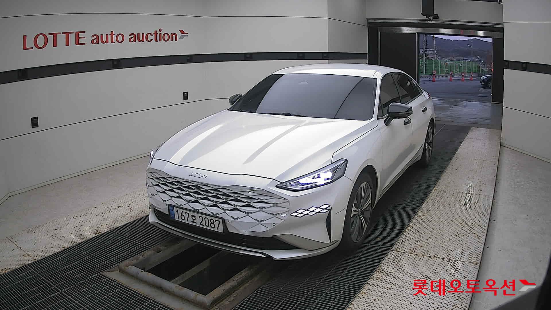 Kia K8 Hybrid 2022 Белый из Кореи