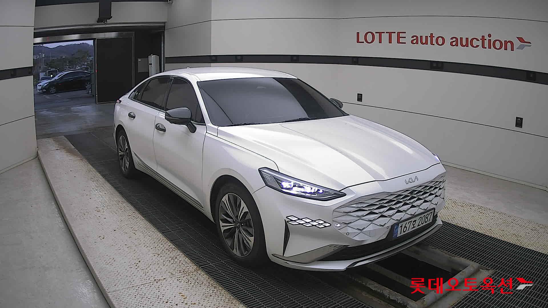 Kia K8 Hybrid 2022 Белый из Кореи, фото 2