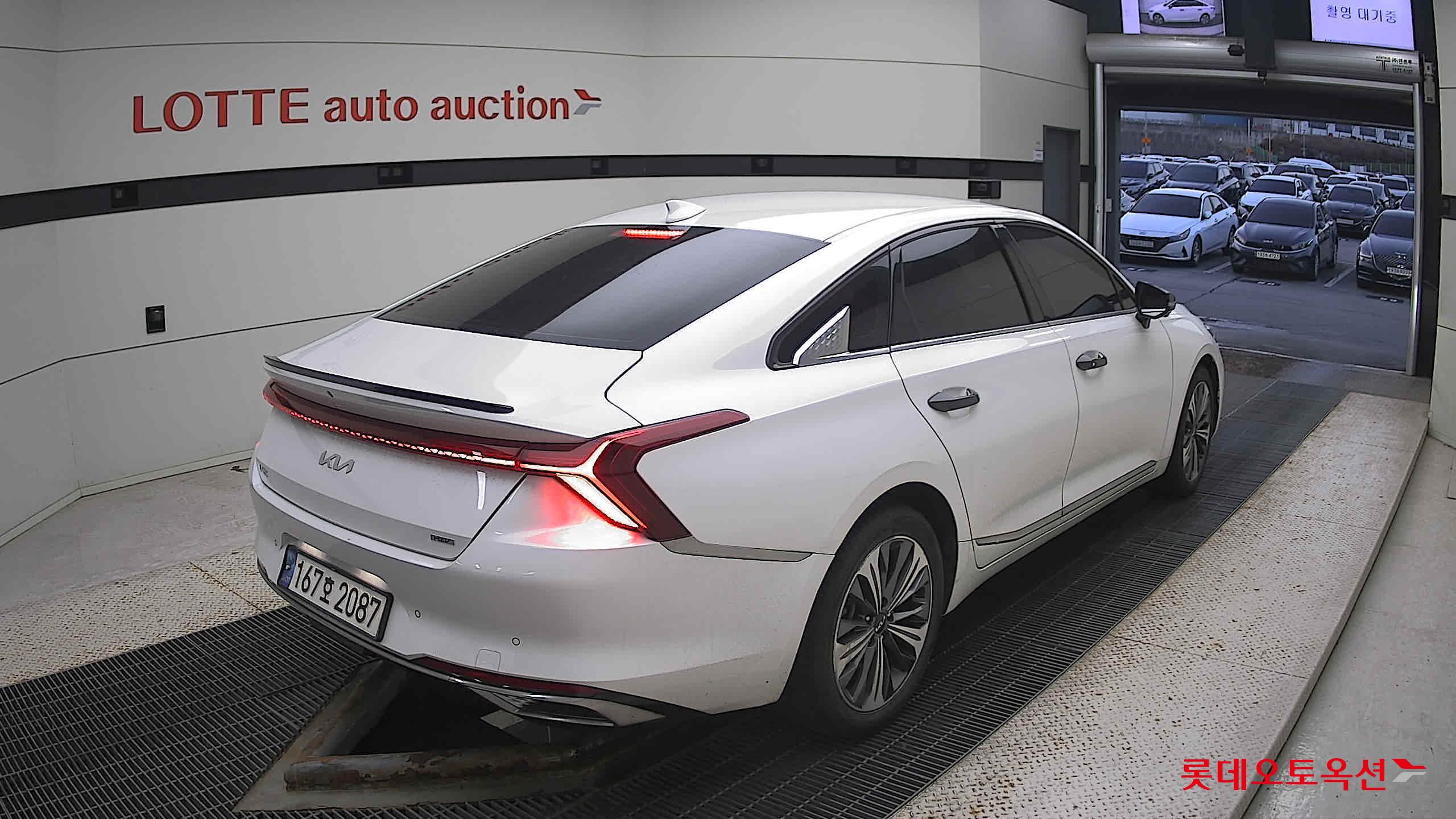 Kia K8 Hybrid 2022 Белый из Кореи, фото 4