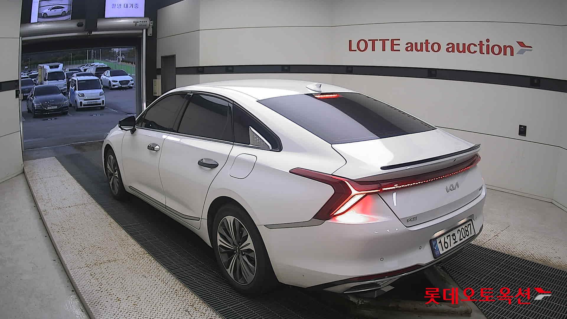 Kia K8 Hybrid 2022 Белый из Кореи, фото 6