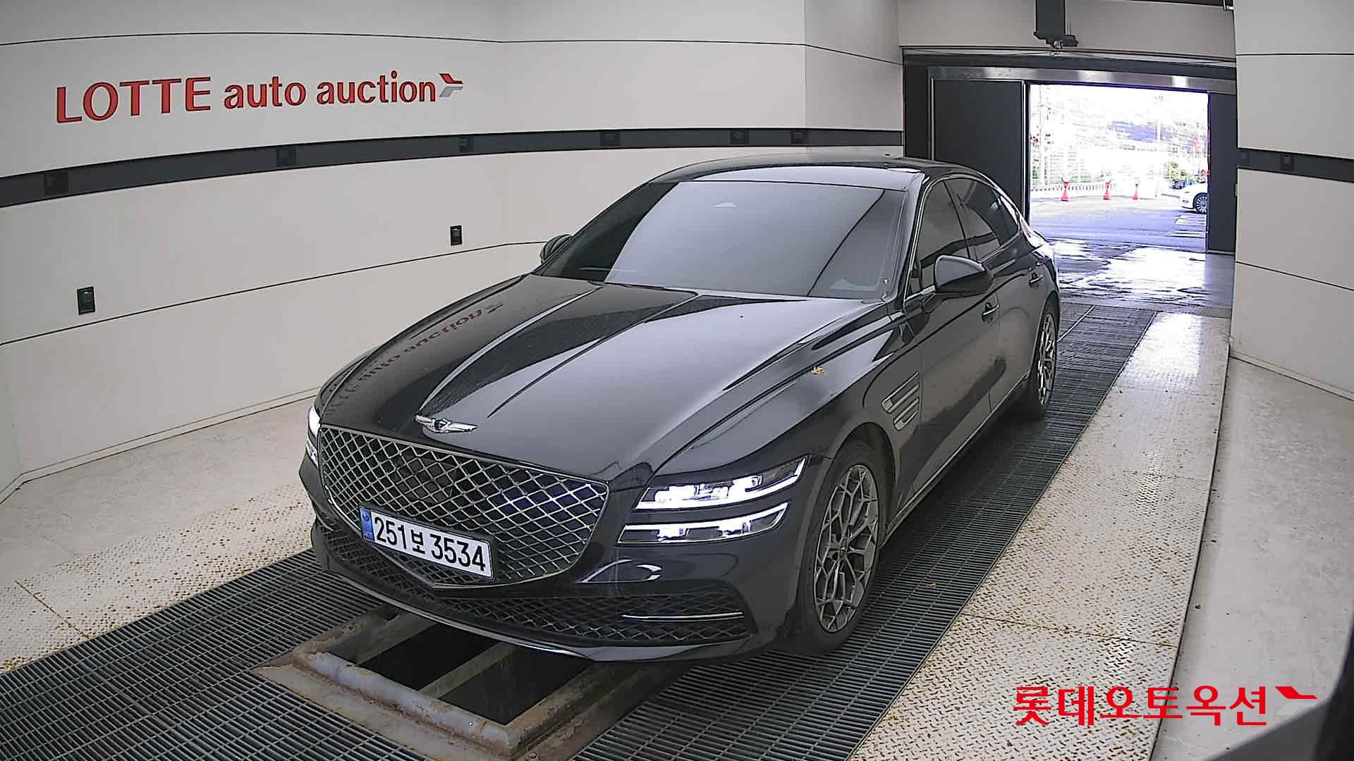 Hyundai G80 2021 Черный из Кореи