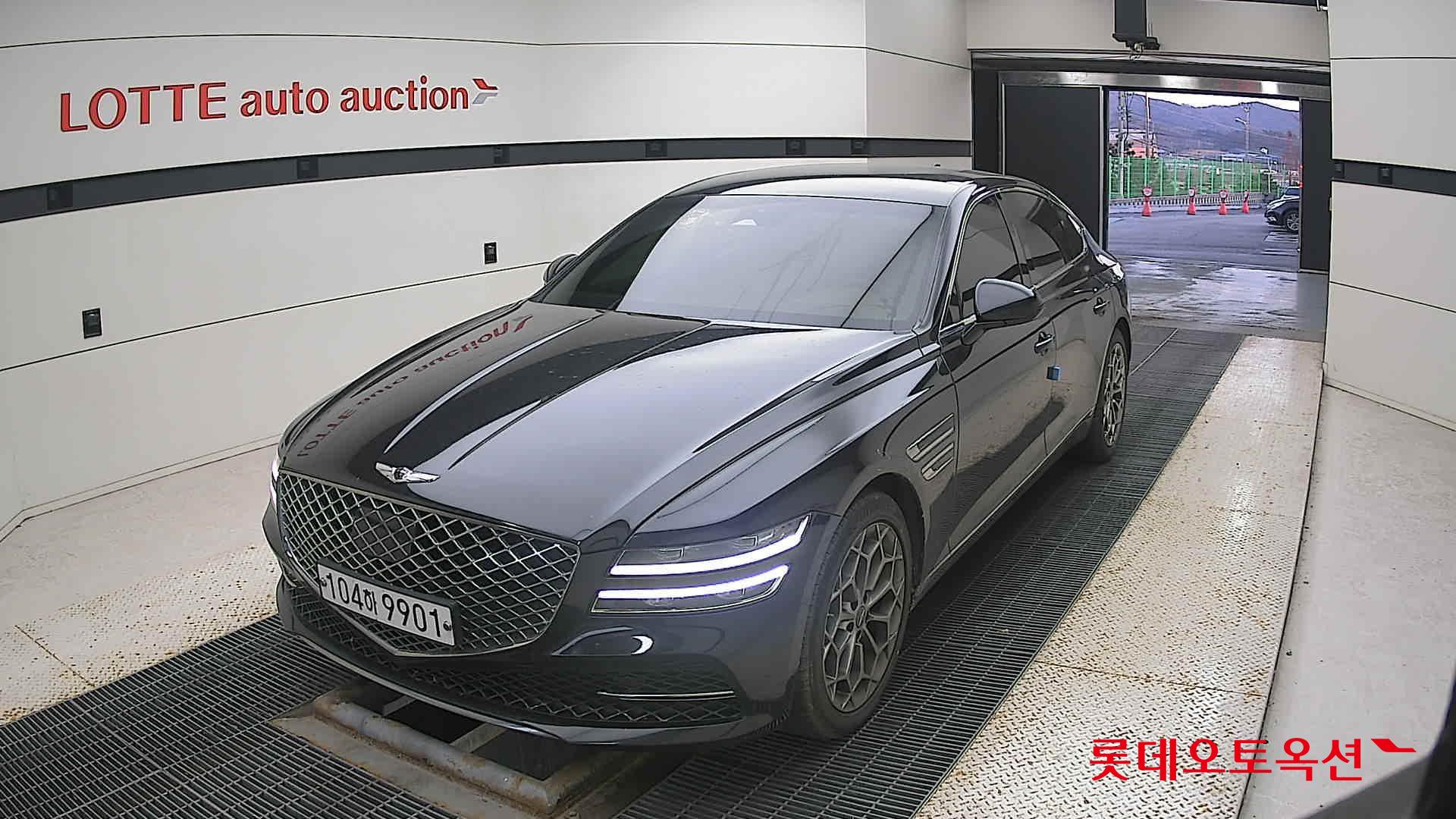 Hyundai G80 2021 Черный из Кореи