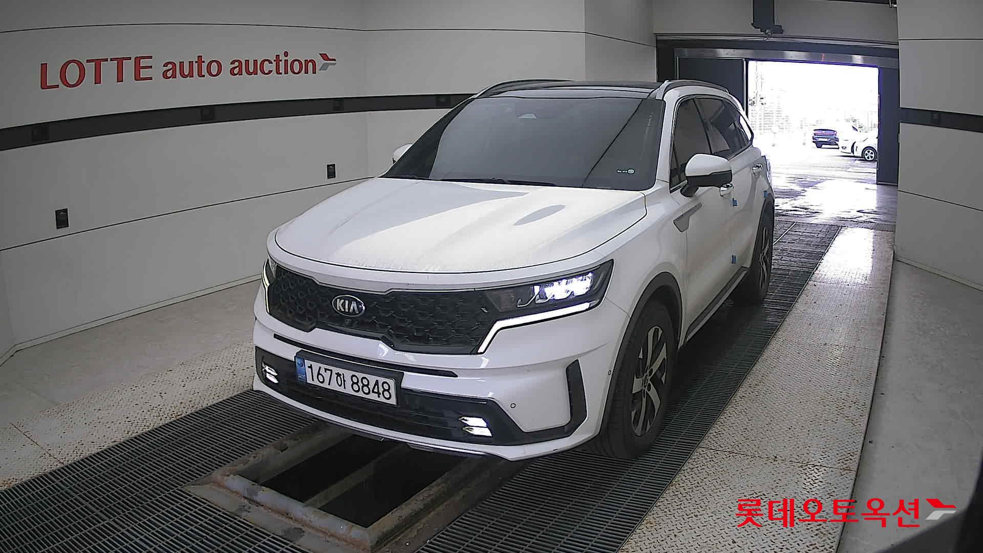 Kia Sorento 2021 Белый из Кореи