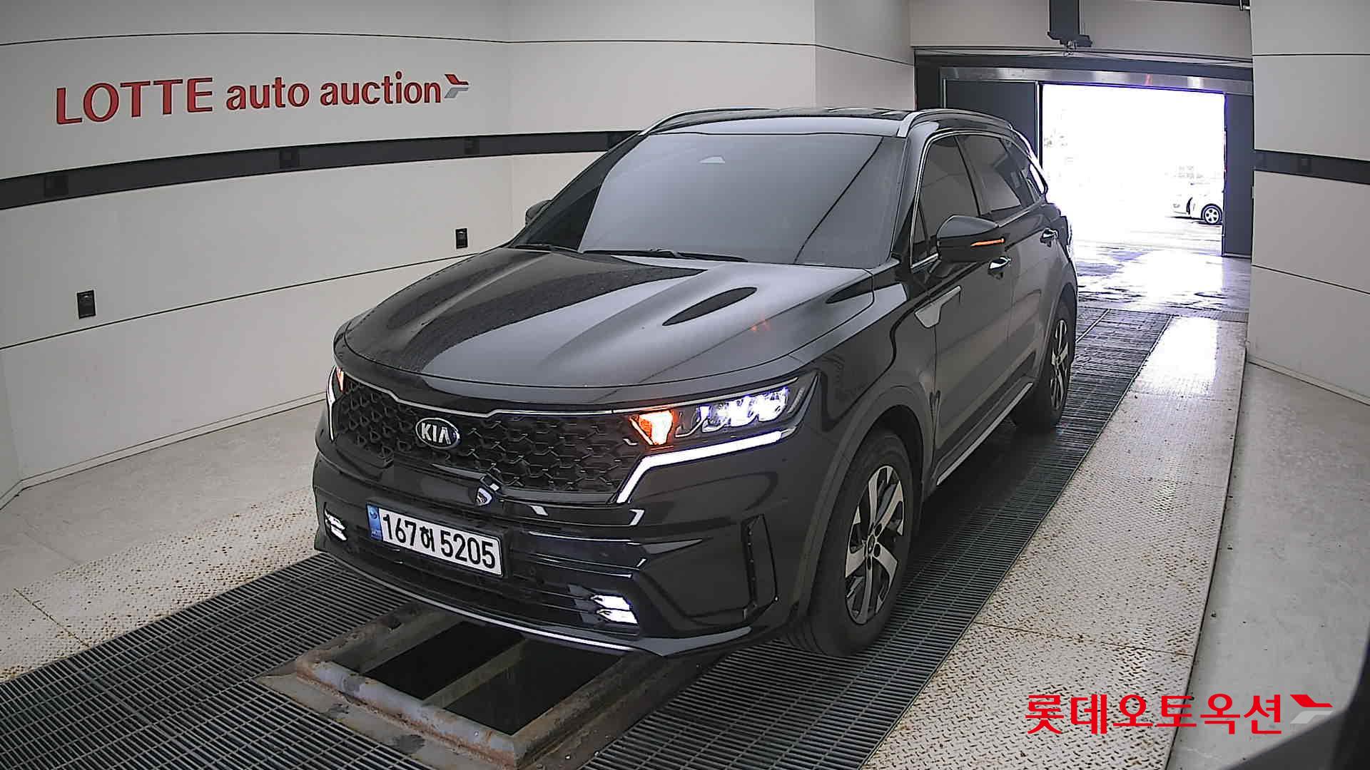 Kia Sorento 2021 Черный из Кореи