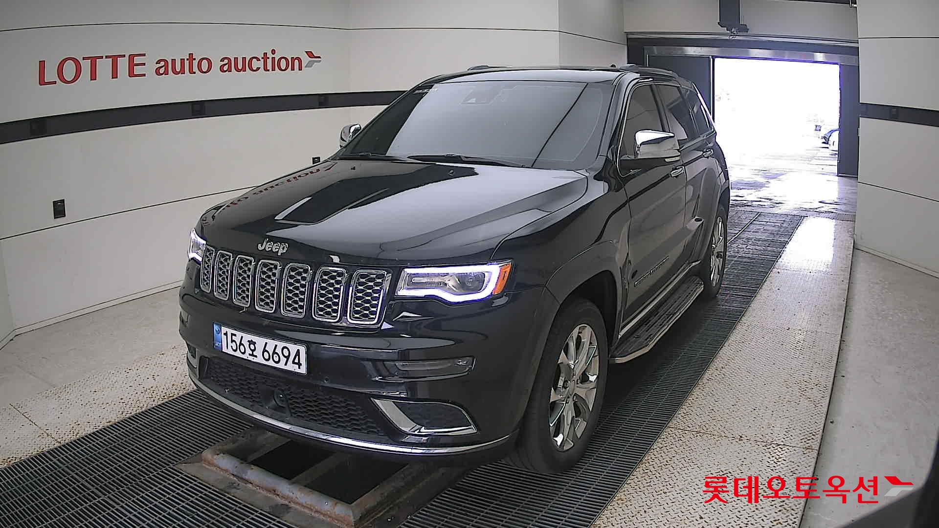 Jeep Straw Grand Cherokee 2021 Черный из Кореи