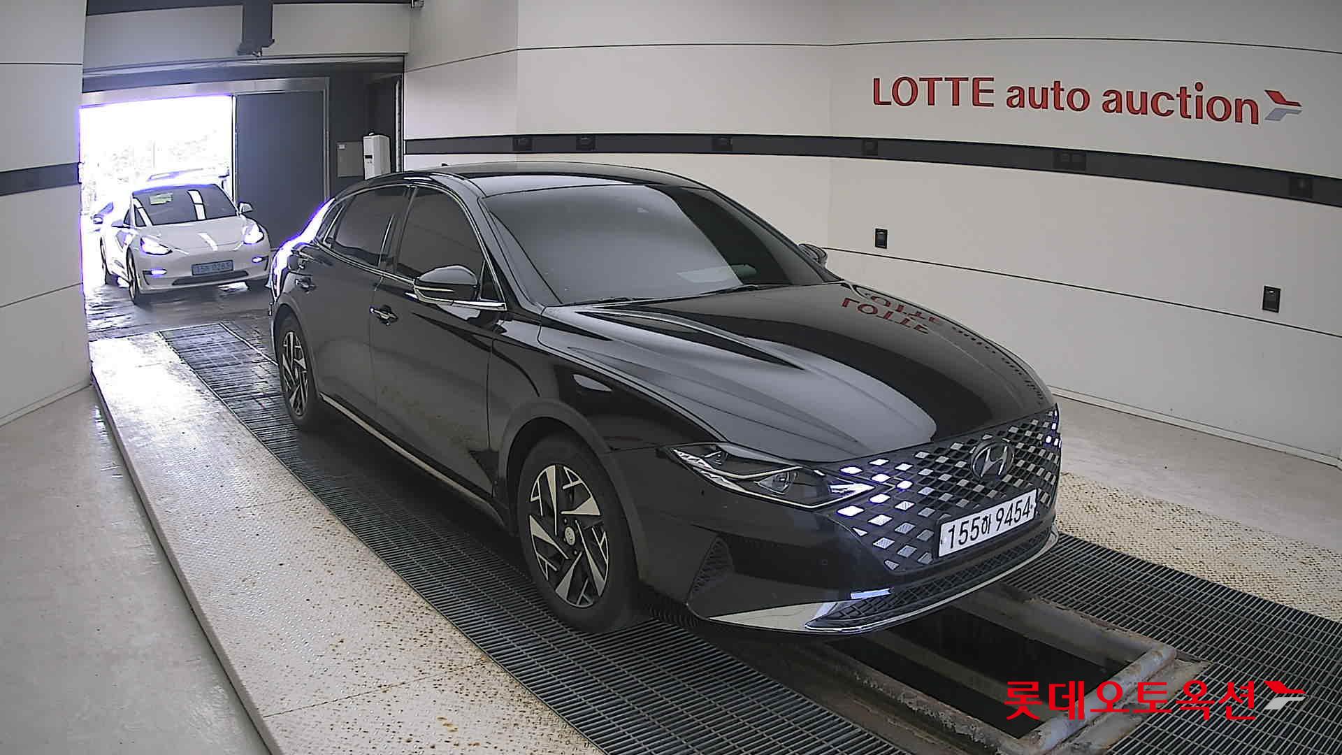 Hyundai Grandeur Hybrid 2022 Midnight Black Pearl из Кореи, фото 2