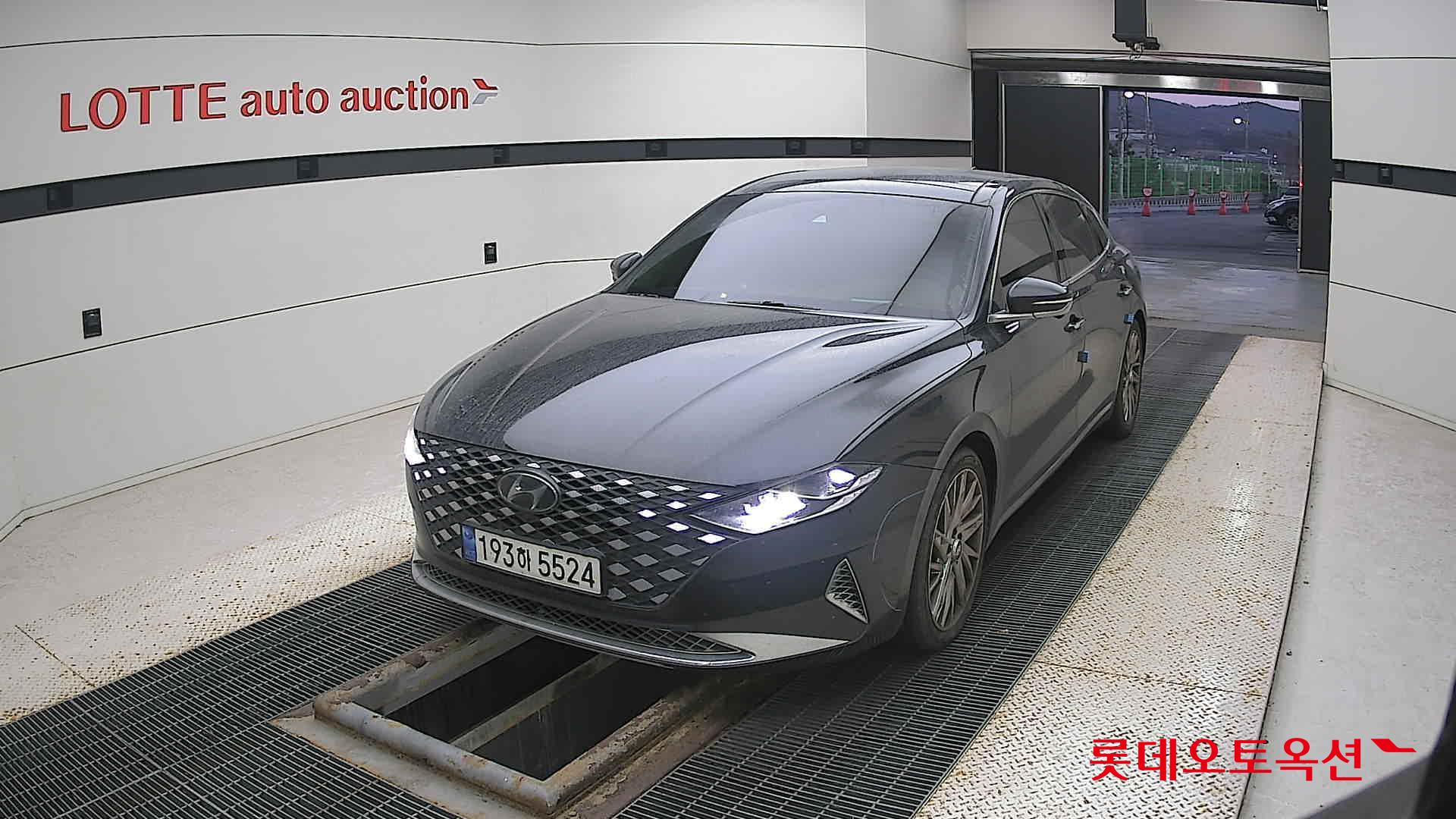 Hyundai Grandeur 2022 Midnight Black Pearl из Кореи