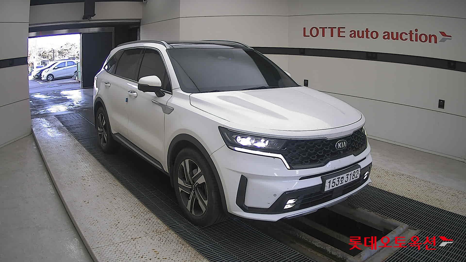 Kia Sorento Hybrid 2021 Snow White Pearl (optional) из Кореи, фото 2