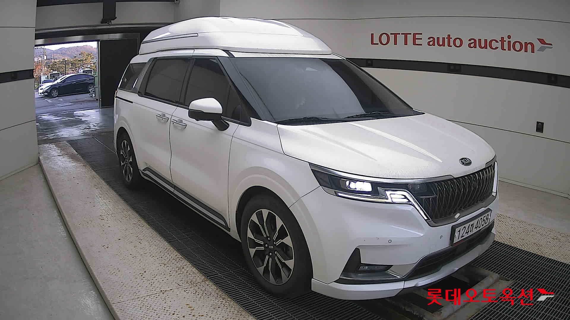 Kia Carnival Hairimujin 2021 Snow White Pearl (optional) из Кореи, фото 2